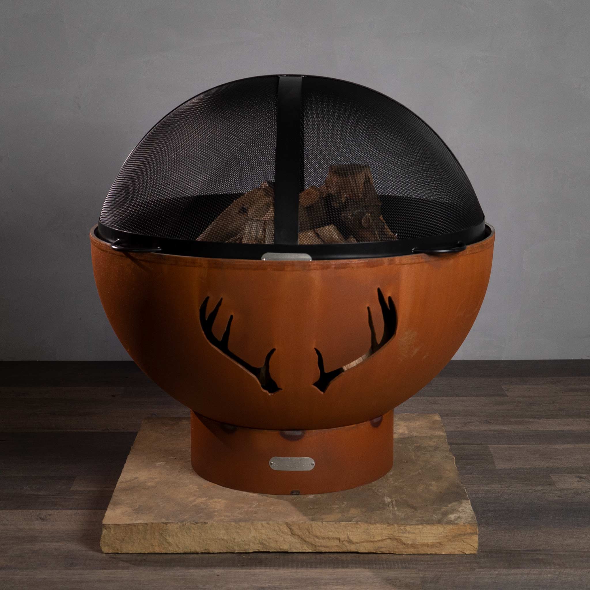 Fire Pit Art Antlers Fire Pit - Image 12