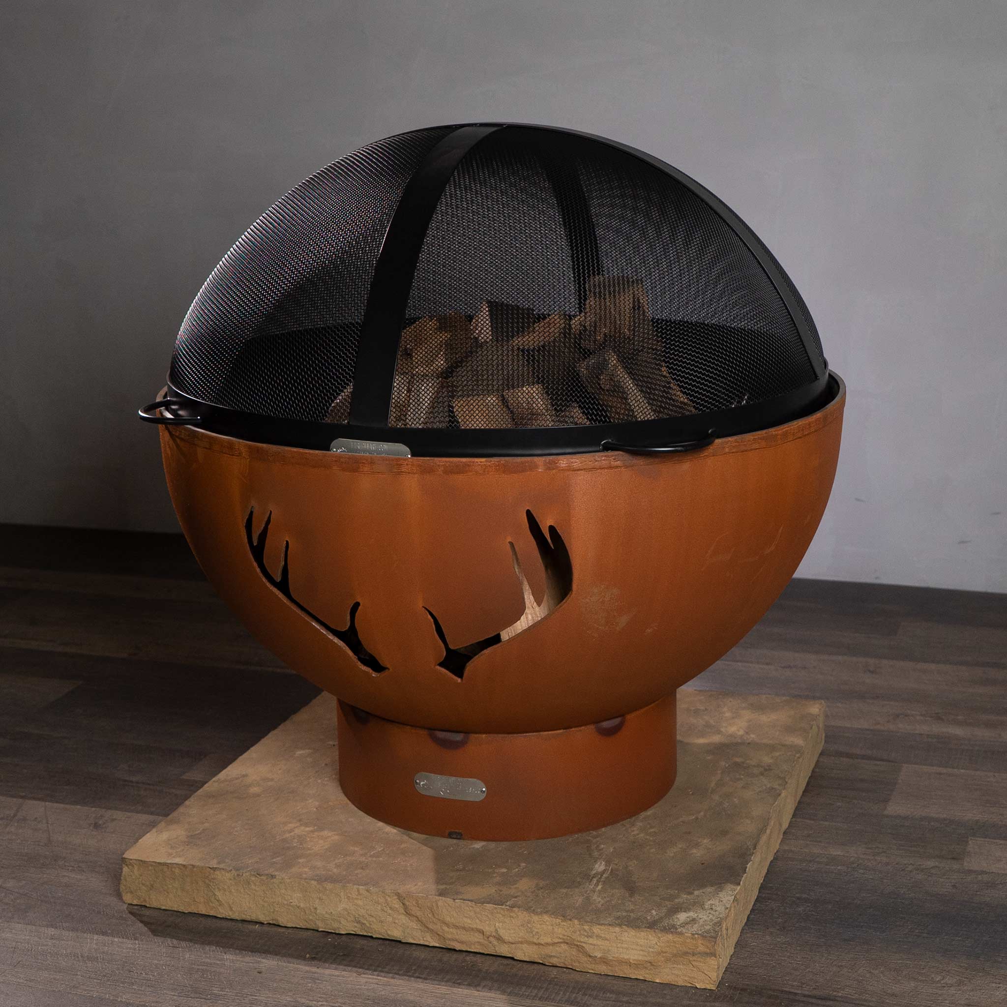 Fire Pit Art Antlers Fire Pit - Image 13