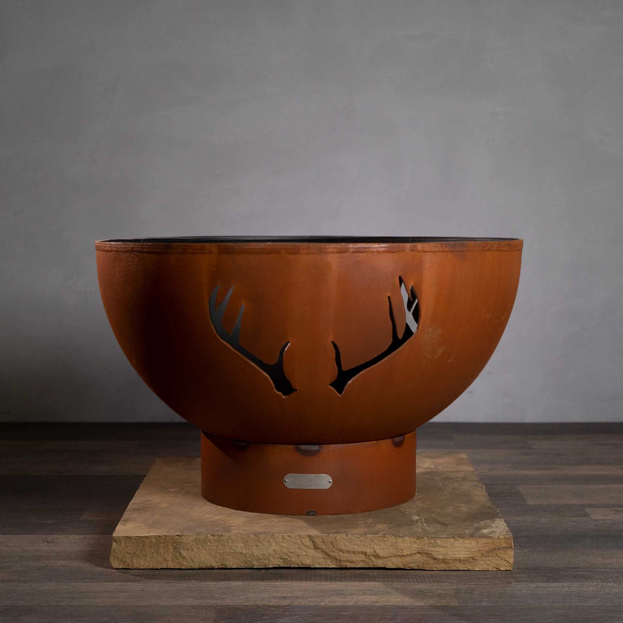 Fire Pit Art Antlers Fire Pit - Image 3