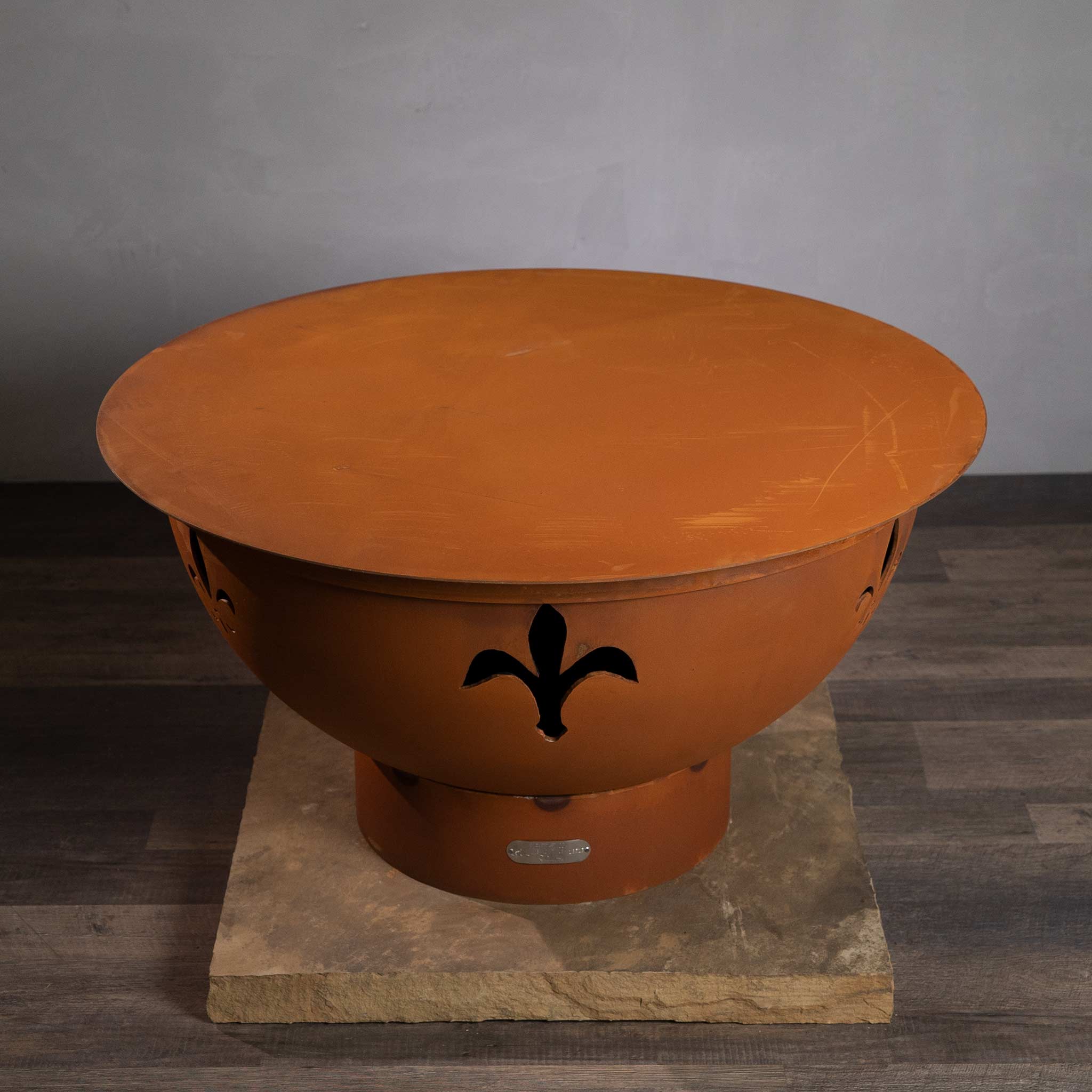 Fire Pit Art Fleur de Lis Fire Pit - Image 21