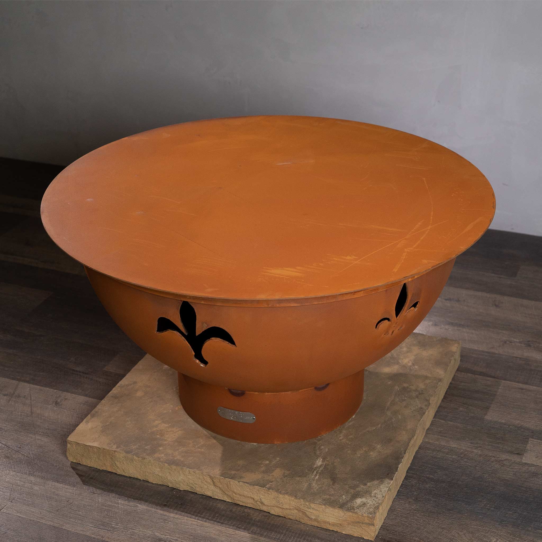 Fire Pit Art Fleur de Lis Fire Pit - Image 22