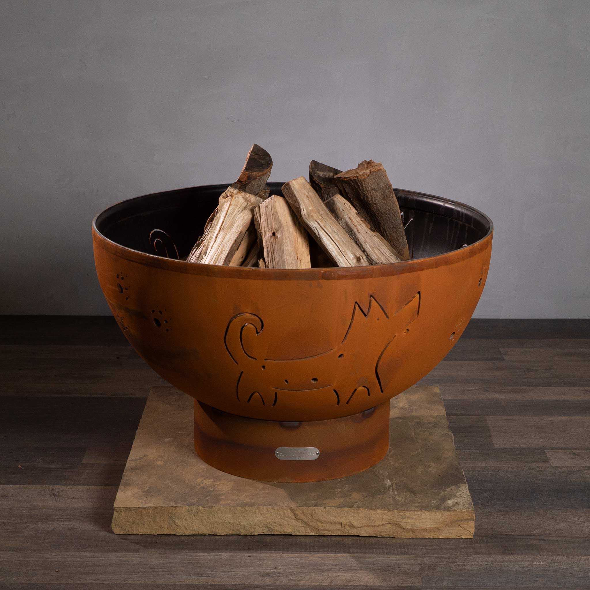 Fire Pit Art Funky Dog Fire Pit - Image 9