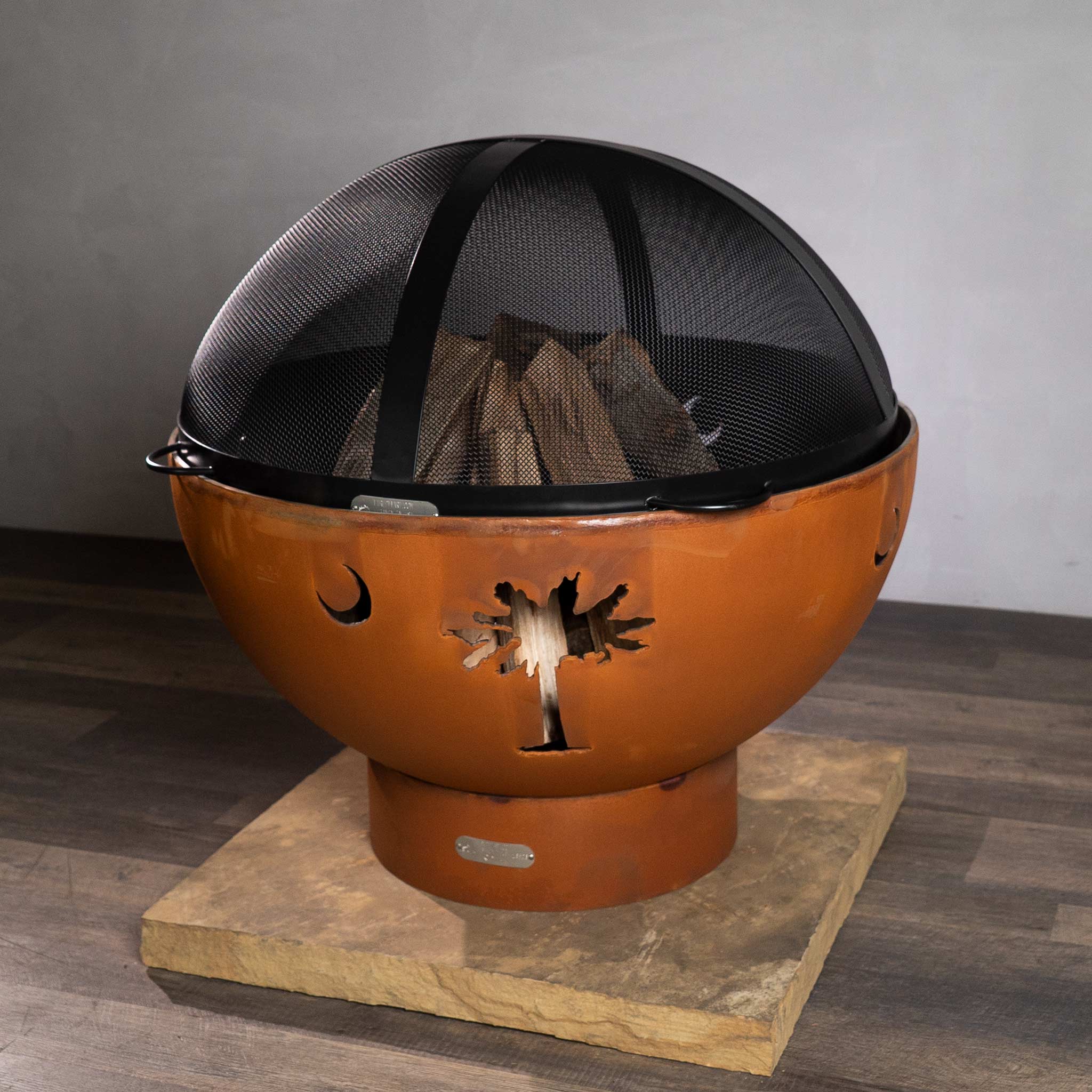 Fire Pit Art Tropical Moon Fire Pit - Image 13