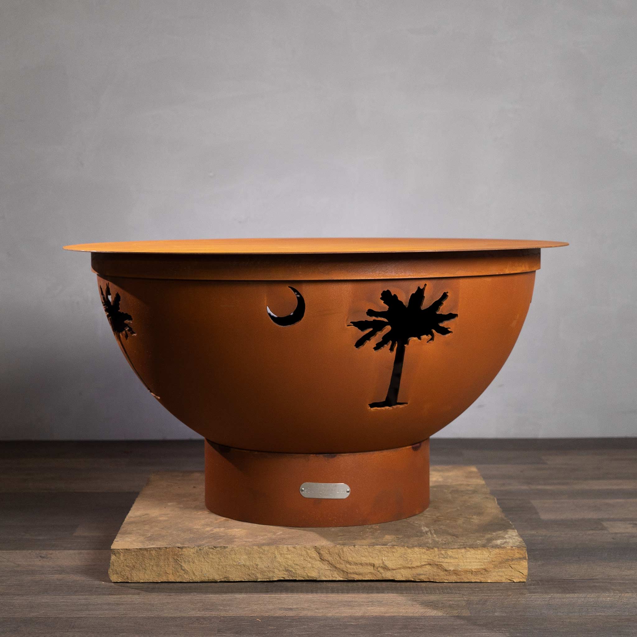 Fire Pit Art Tropical Moon Fire Pit - Image 15