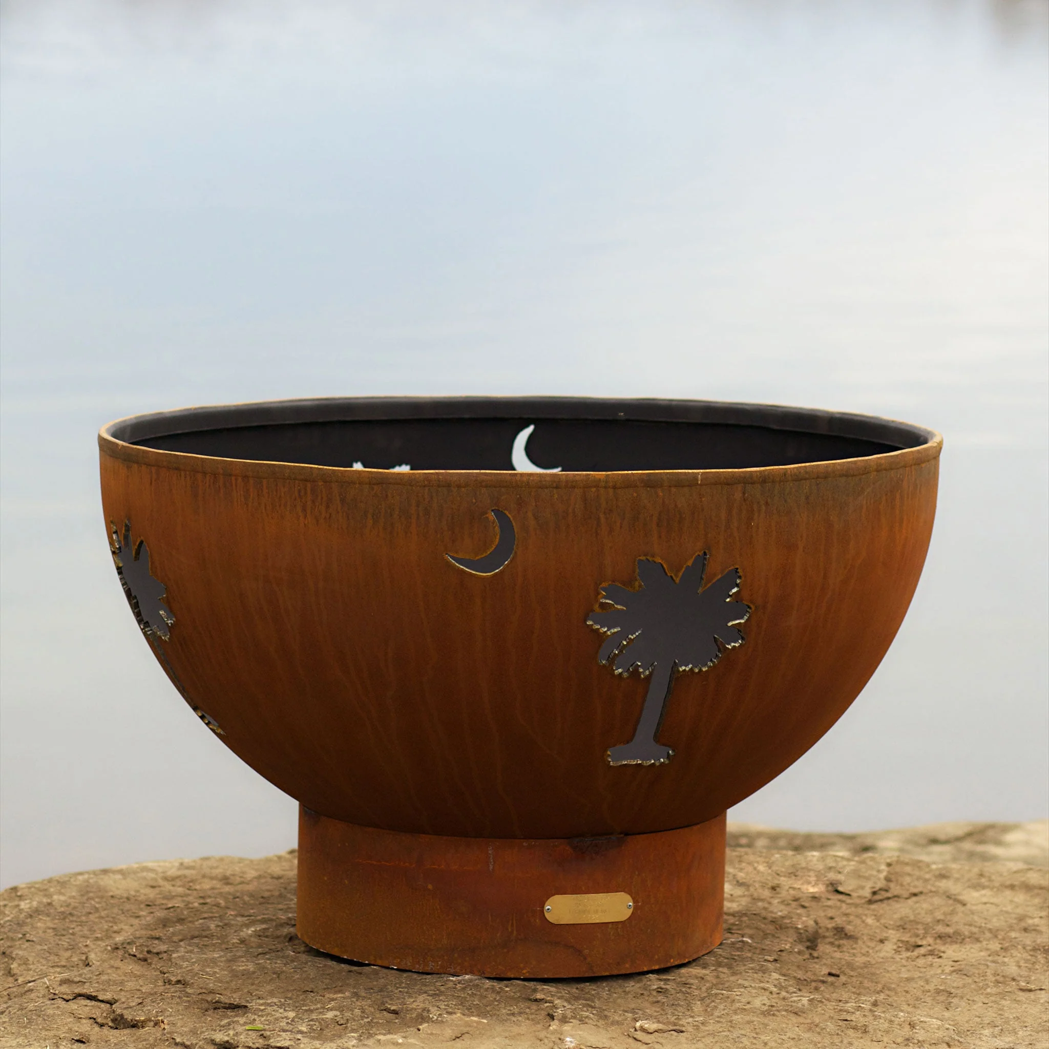 Fire Pit Art Tropical Moon Fire Pit - Image 4