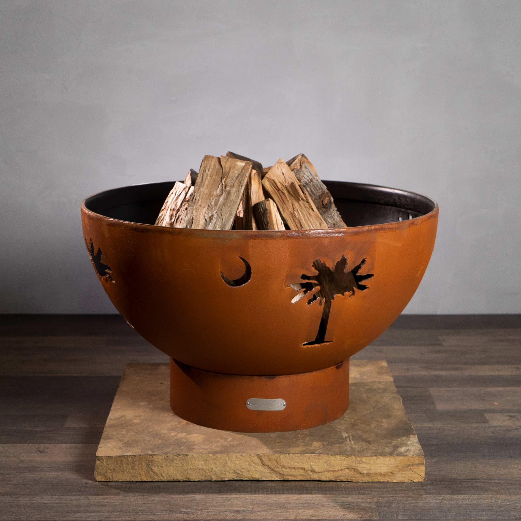 Fire Pit Art Tropical Moon Fire Pit - Image 6