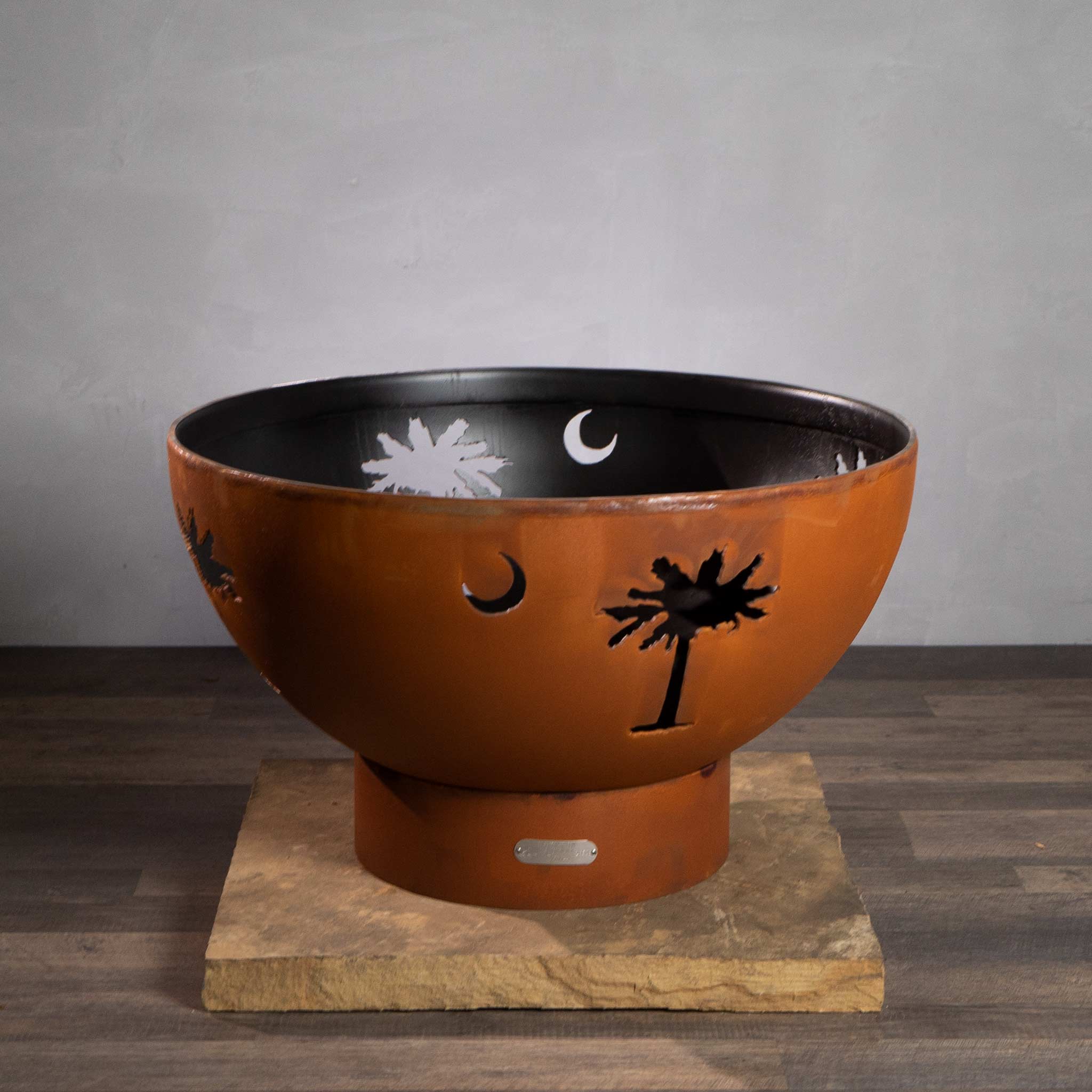 Fire Pit Art Tropical Moon Fire Pit - Image 8