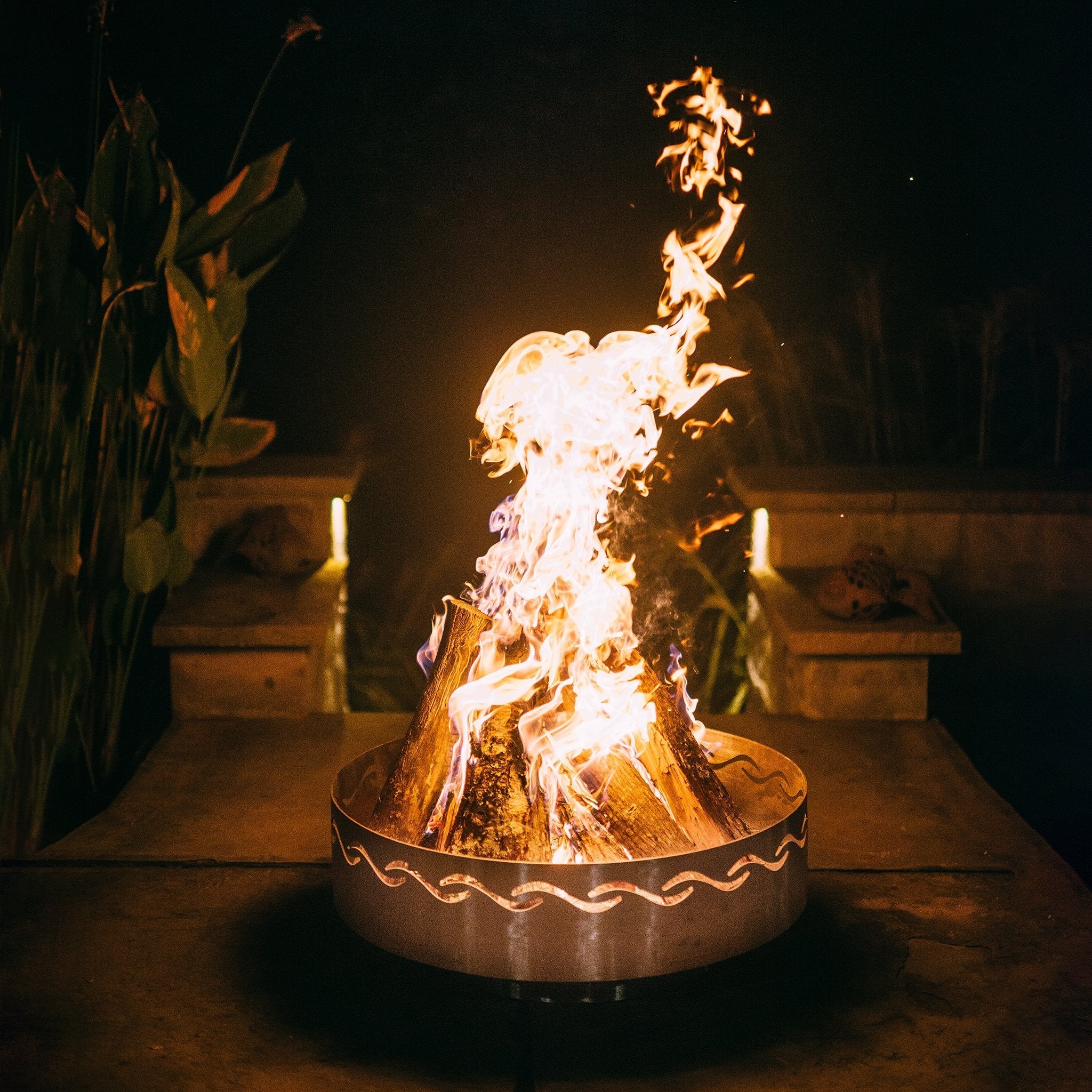 Fire Pit Art Fire Surfer Fire Pit - Image 3