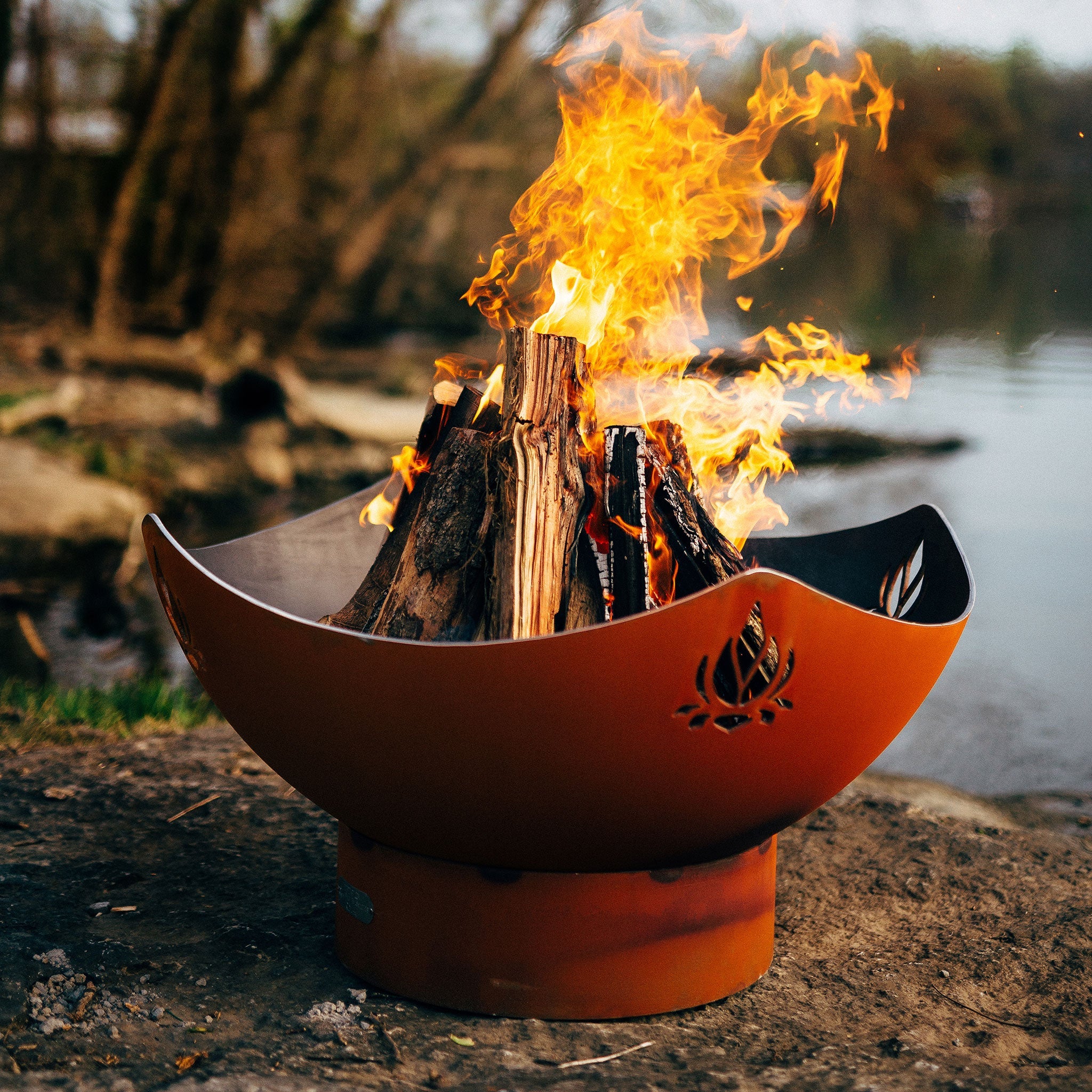 Fire Pit Art Lotus Fire Pit - Image 3