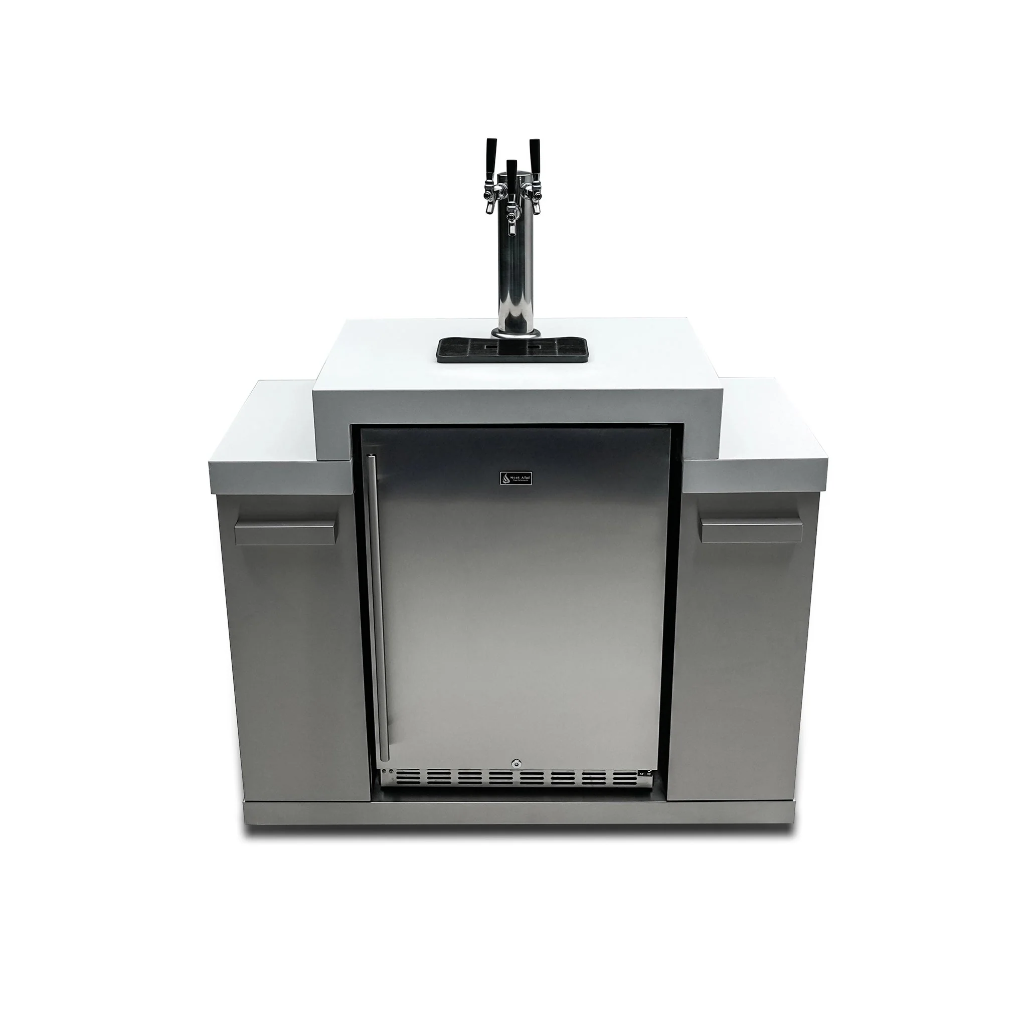 Freestanding Keg Center Stainless Steel Outdoor Kegerator - MA-KEG by Mont Alpi - Image 6