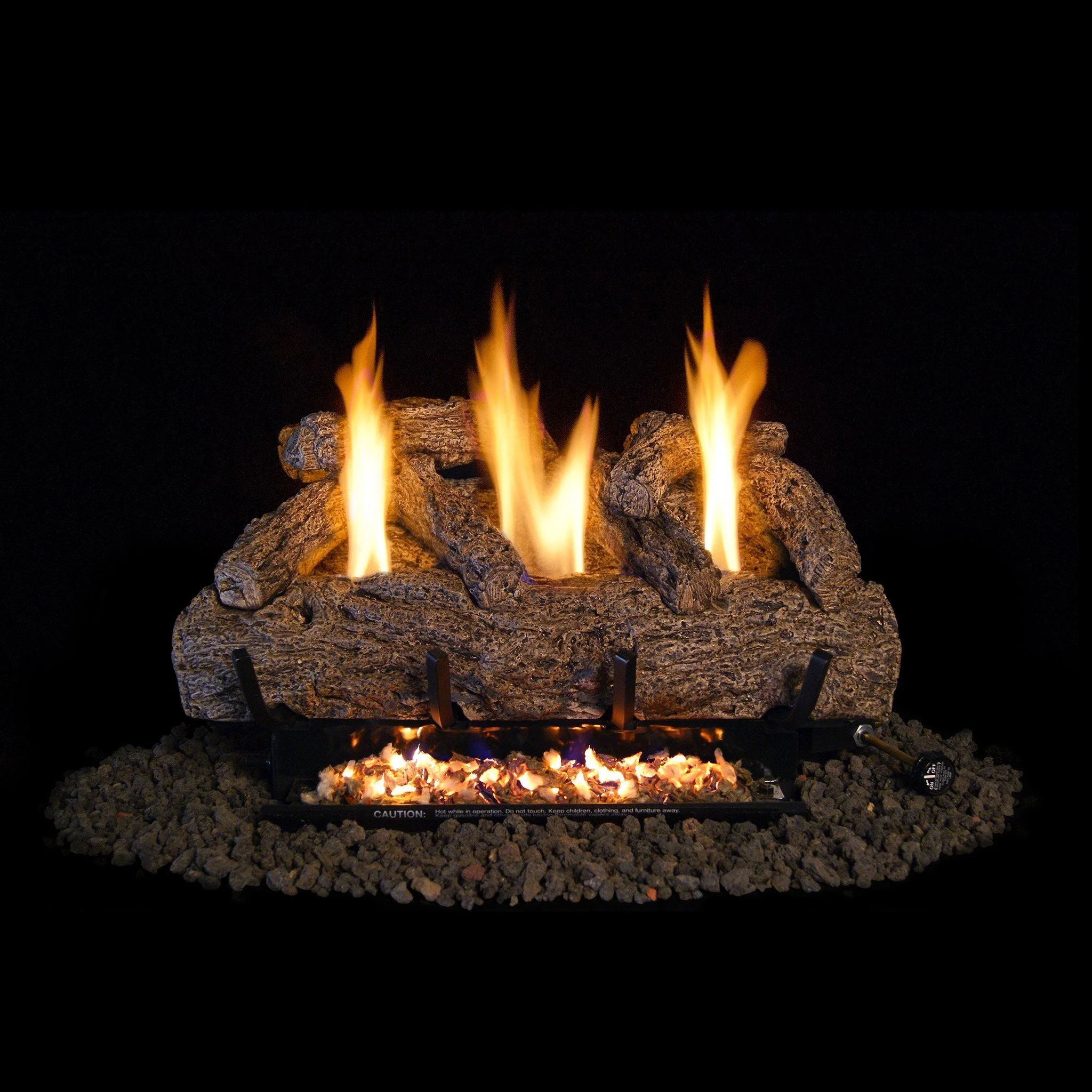 Fyreside 21" Live Oak Vent-Free Gas Log Set - Natural Gas "12" Series Standing Pilot | 71-VF9-12M - Image 2