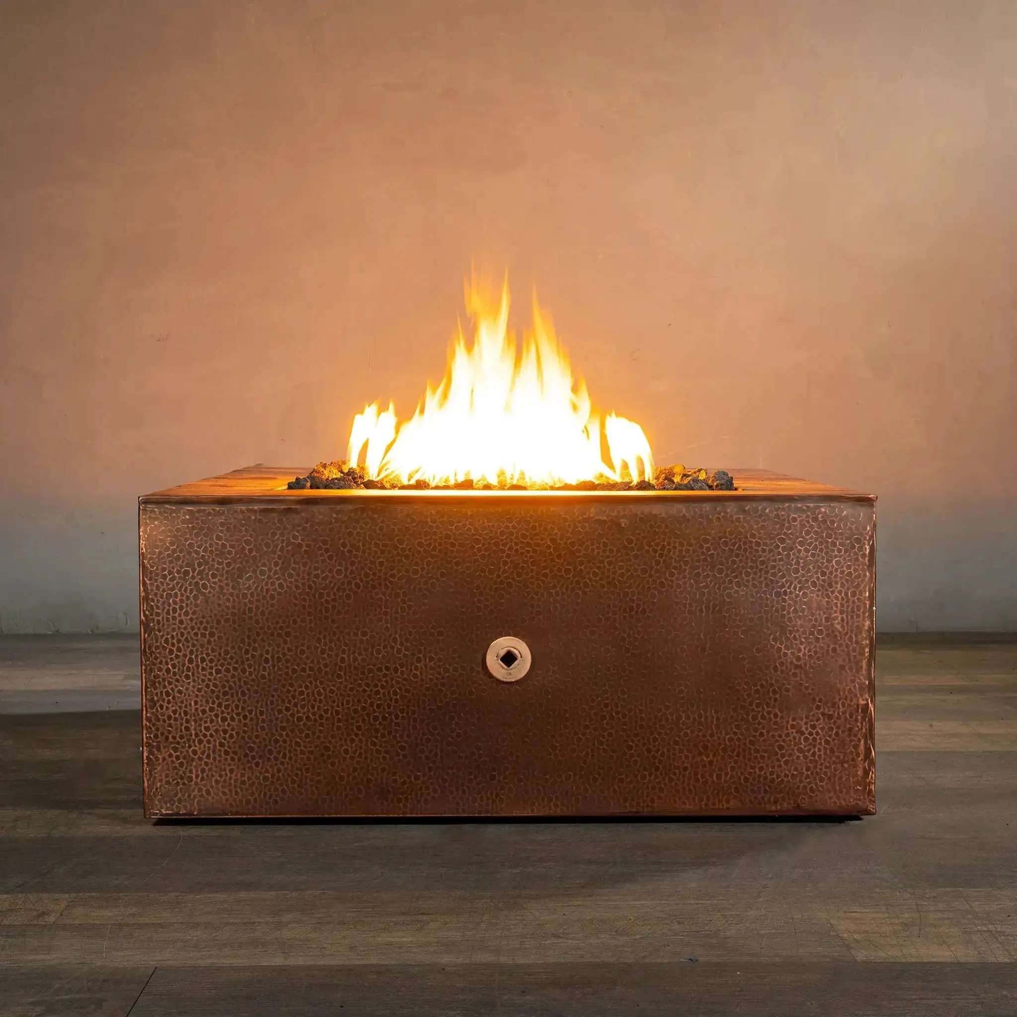 Starfire Designs Gravity Moreno 36" W Square Copper Fire Pit - MORGRAV363616 - Image 3
