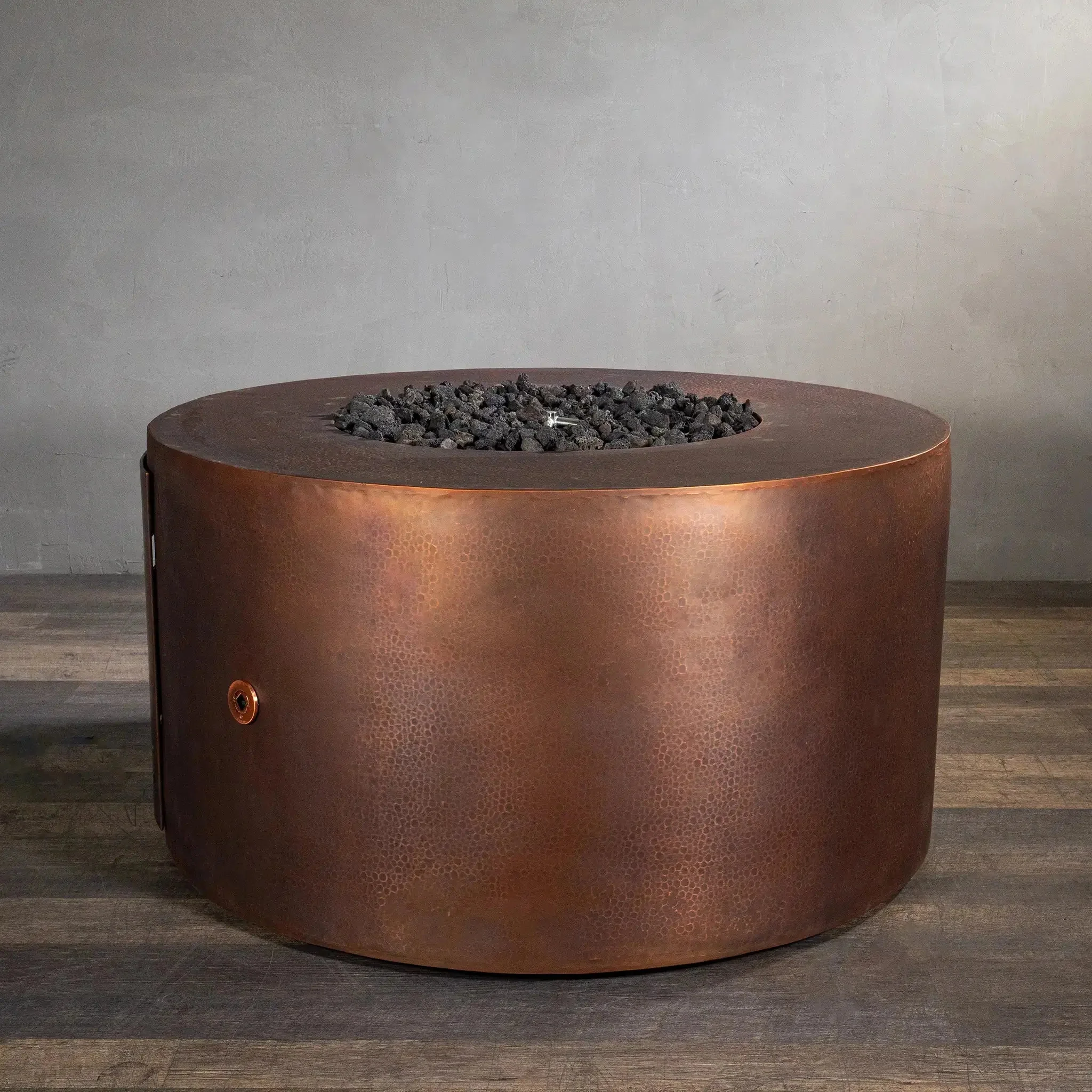 Moreno Gravity 36" W x 24" H Round Copper Propane Gas Fire Pit - MORGRAV3624 by Starfire Designs - Image 4