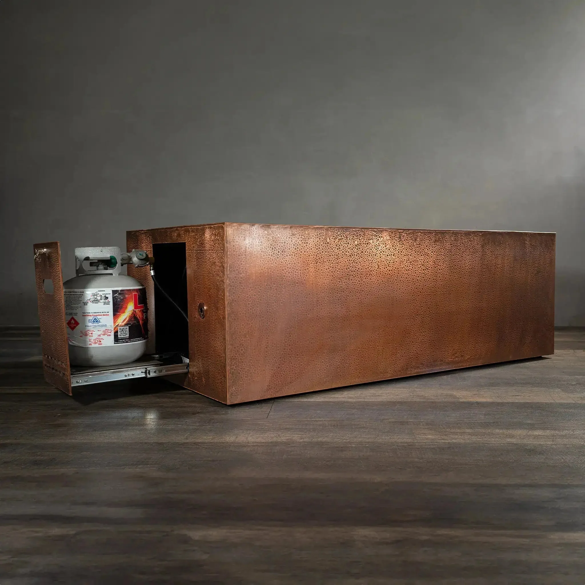 Starfire Designs Gravity Moreno 72" L x 38" W Rectangle Copper Fire Pit - MORGRAV723824 - Image 6
