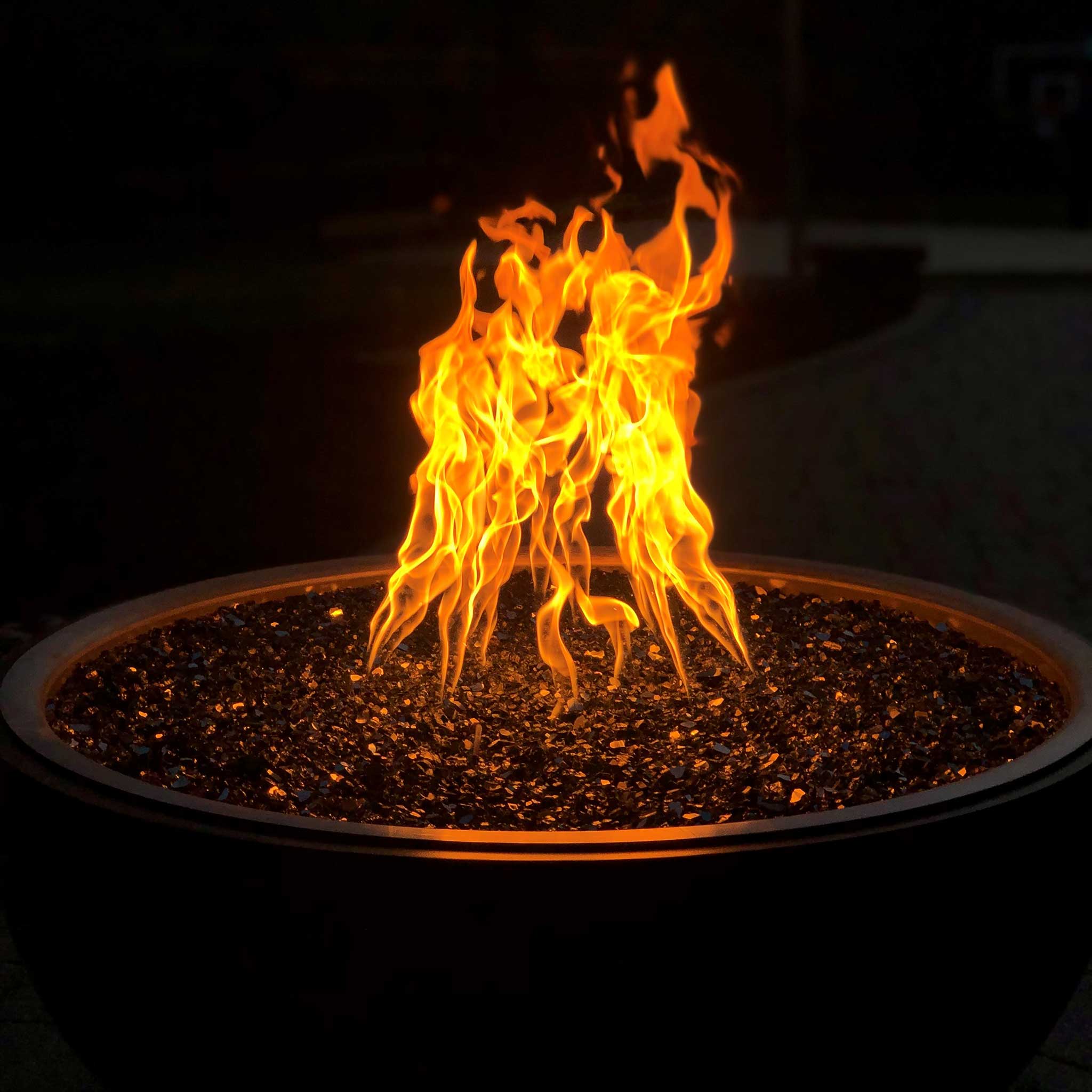 35" Round Aluminum Spun Torpedo Fire Bowl by HPC Fire - Image 20