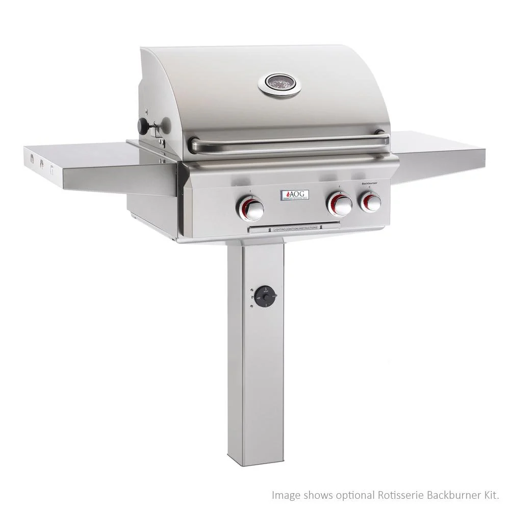 In-Ground "T" Series Gas Grill 24" by AOG - Image 2