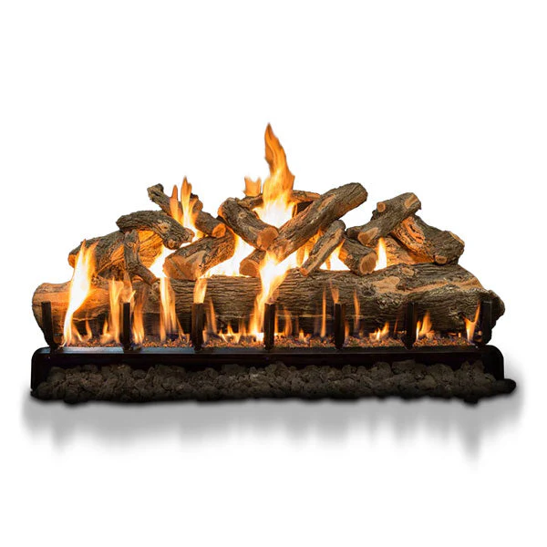 Arizona Weathered Oak Jumbo See-Thru Vented Gas Logs by Grand Canyon Gas Logs - Image 3