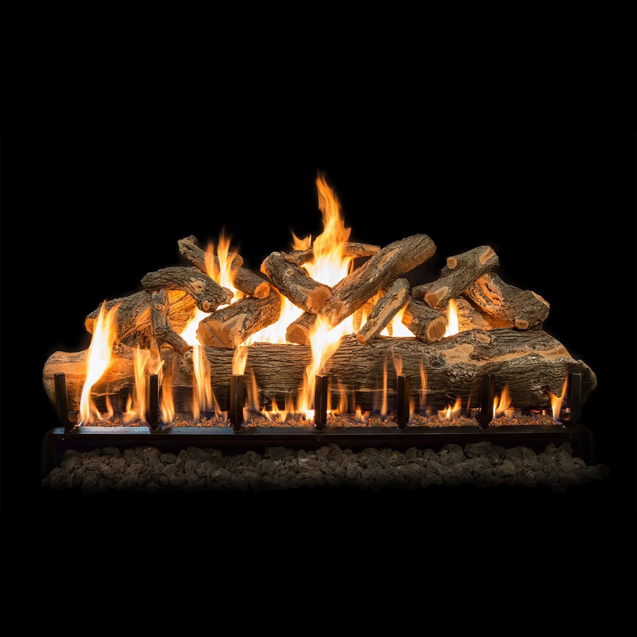 Arizona Weathered Oak Jumbo See-Thru Vented Gas Logs by Grand Canyon Gas Logs - Image 4
