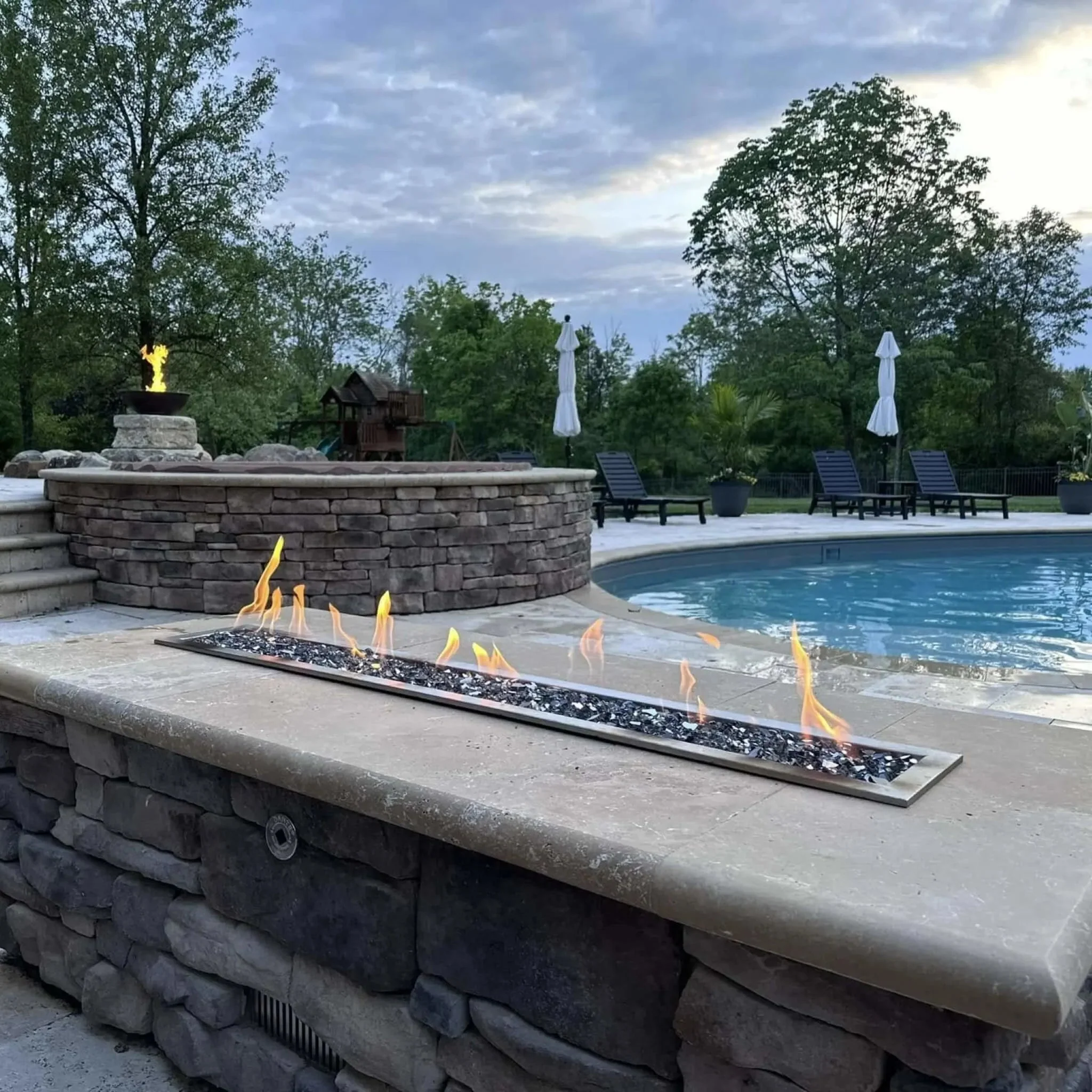 Linear Trough Torpedo Drop-In On/Off Electronic Ignition Fire Pit T-Burner Kit by HPC Fire - Image 10