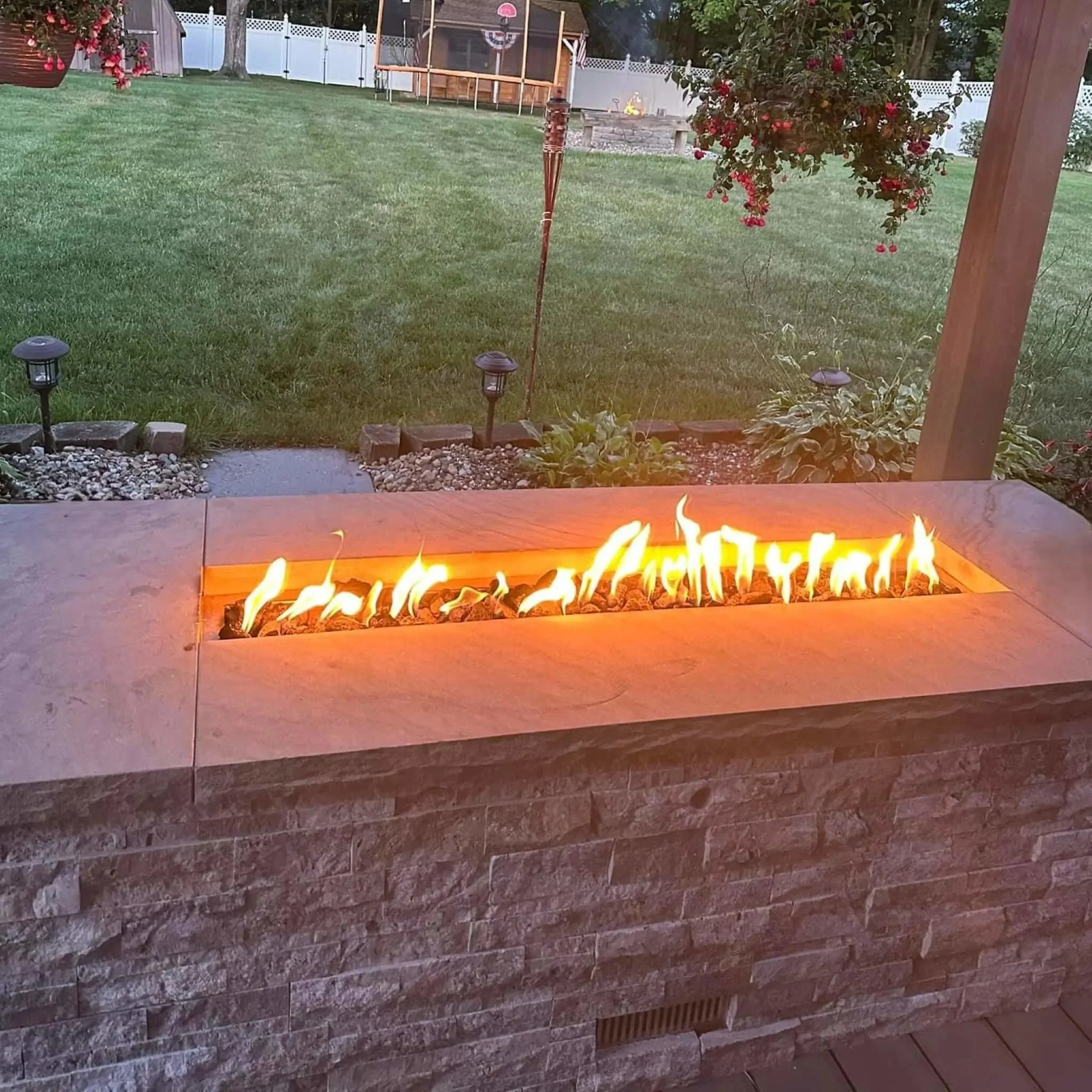 Linear Trough Torpedo Drop-In On/Off Electronic Ignition Fire Pit T-Burner Kit by HPC Fire - Image 11