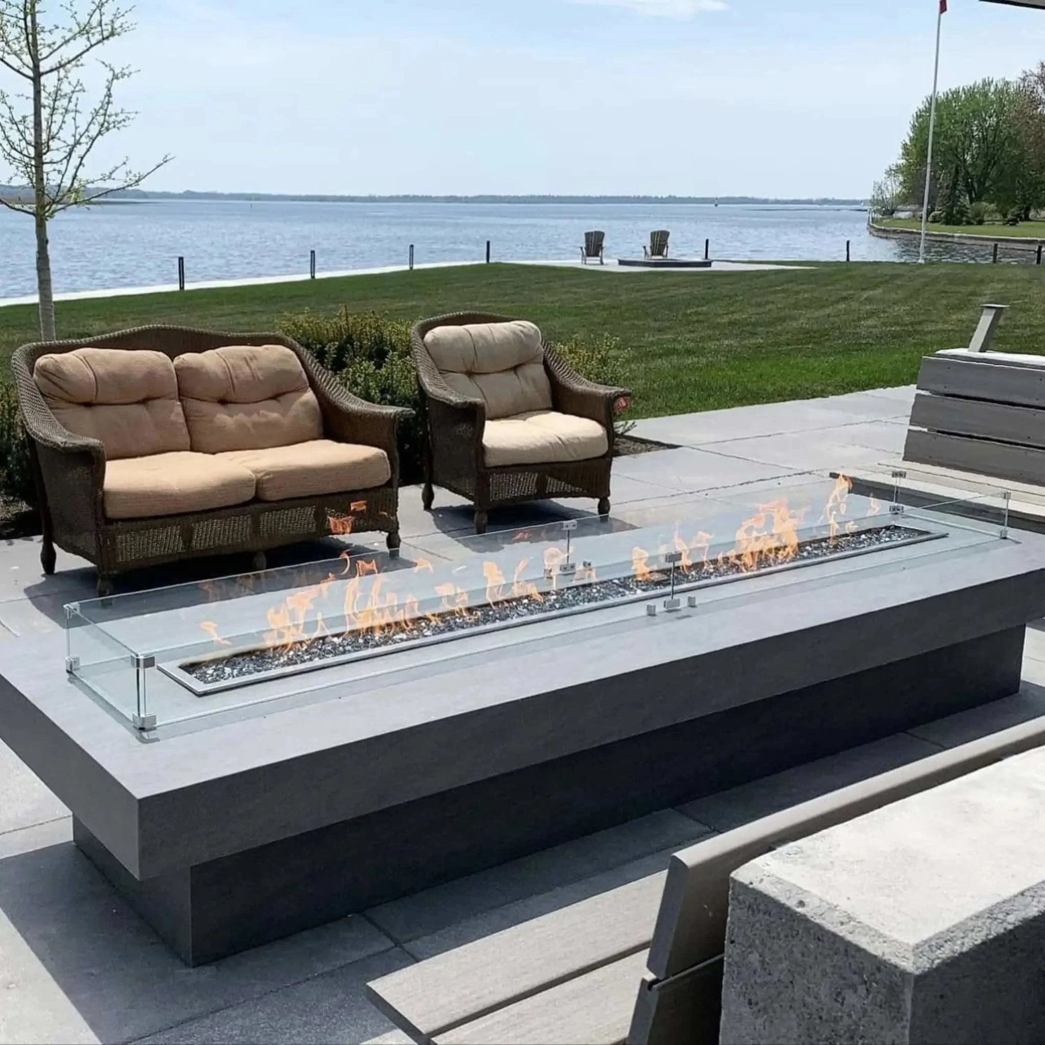 Linear Trough Torpedo Drop-In On/Off Electronic Ignition Fire Pit T-Burner Kit by HPC Fire - Image 8