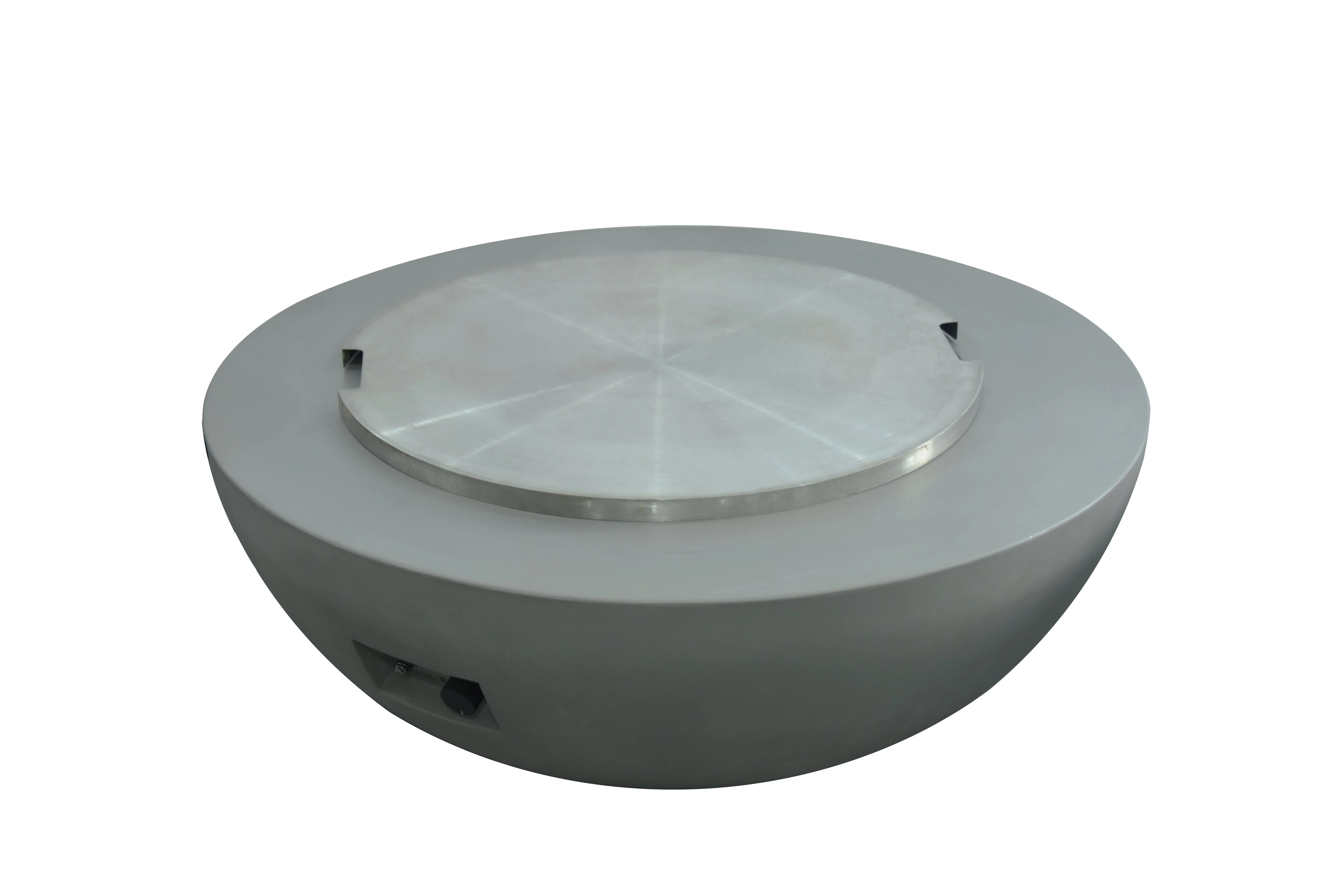 42" Round Lunar Concrete Fire Bowl by Elementi - Image 12