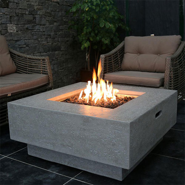 Manhattan Concrete Fire Table - - Image 7