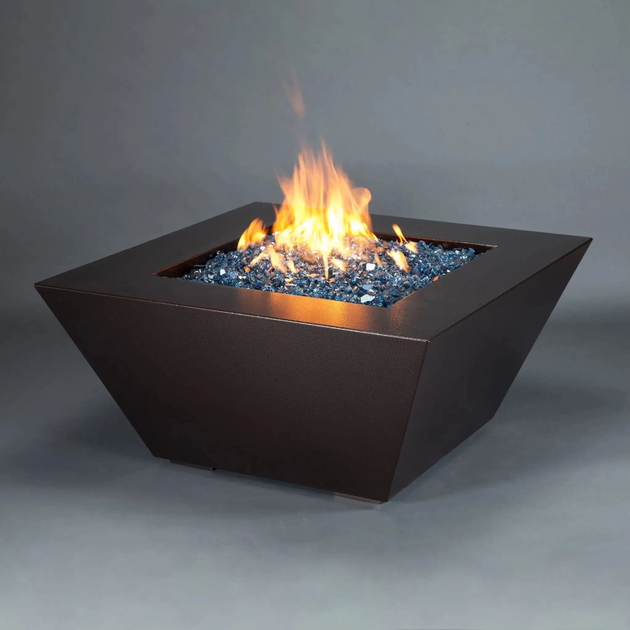 Mill 40" W Copper Vein Square Steel Match Lit Propane/Natural Gas Fire Pit - SD-FP-MILL-404024-LPT-COPV-ML by Starfire Designs - Image 2