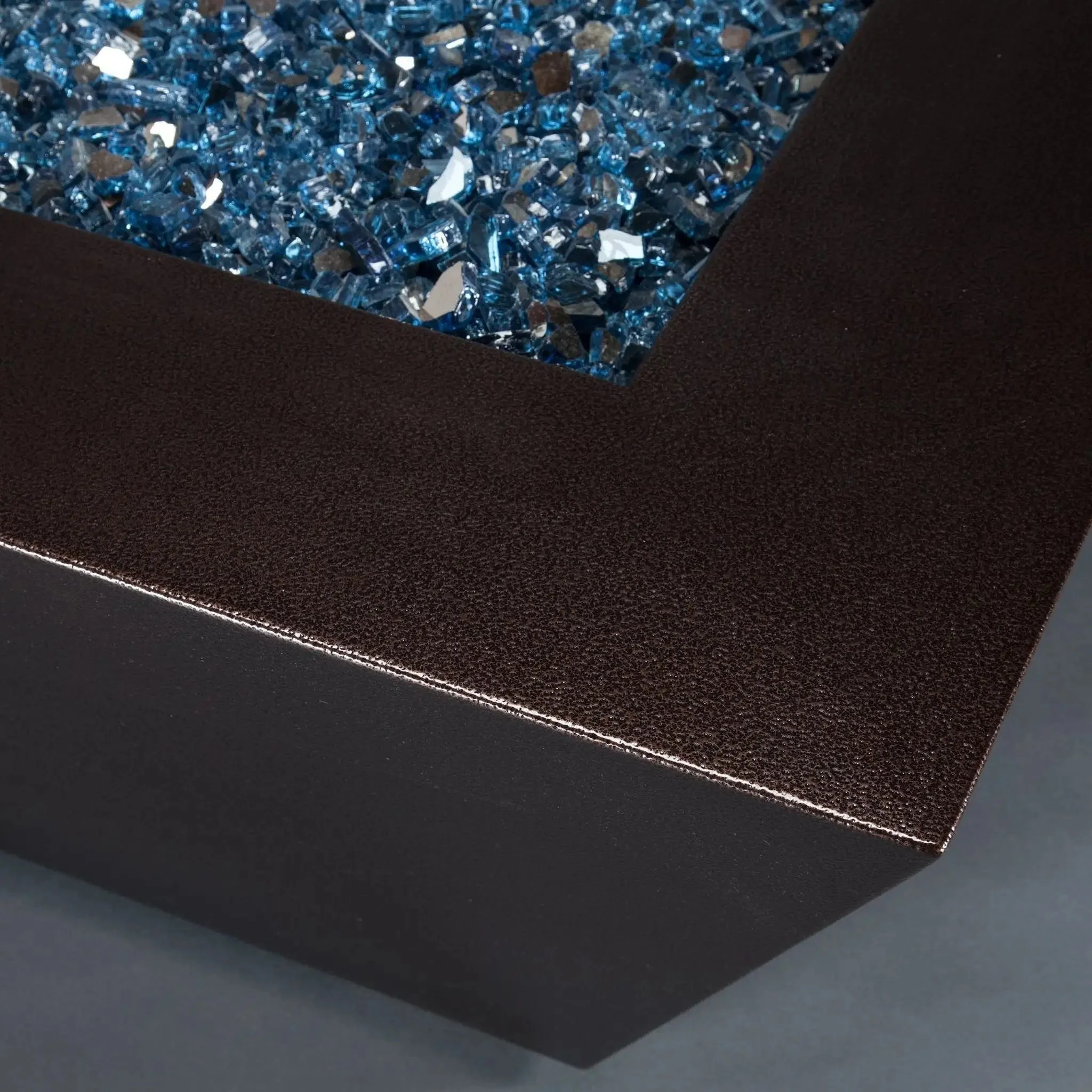 Mill 40" W Copper Vein Square Steel Match Lit Propane/Natural Gas Fire Pit - SD-FP-MILL-404024-LPT-COPV-ML by Starfire Designs - Image 3