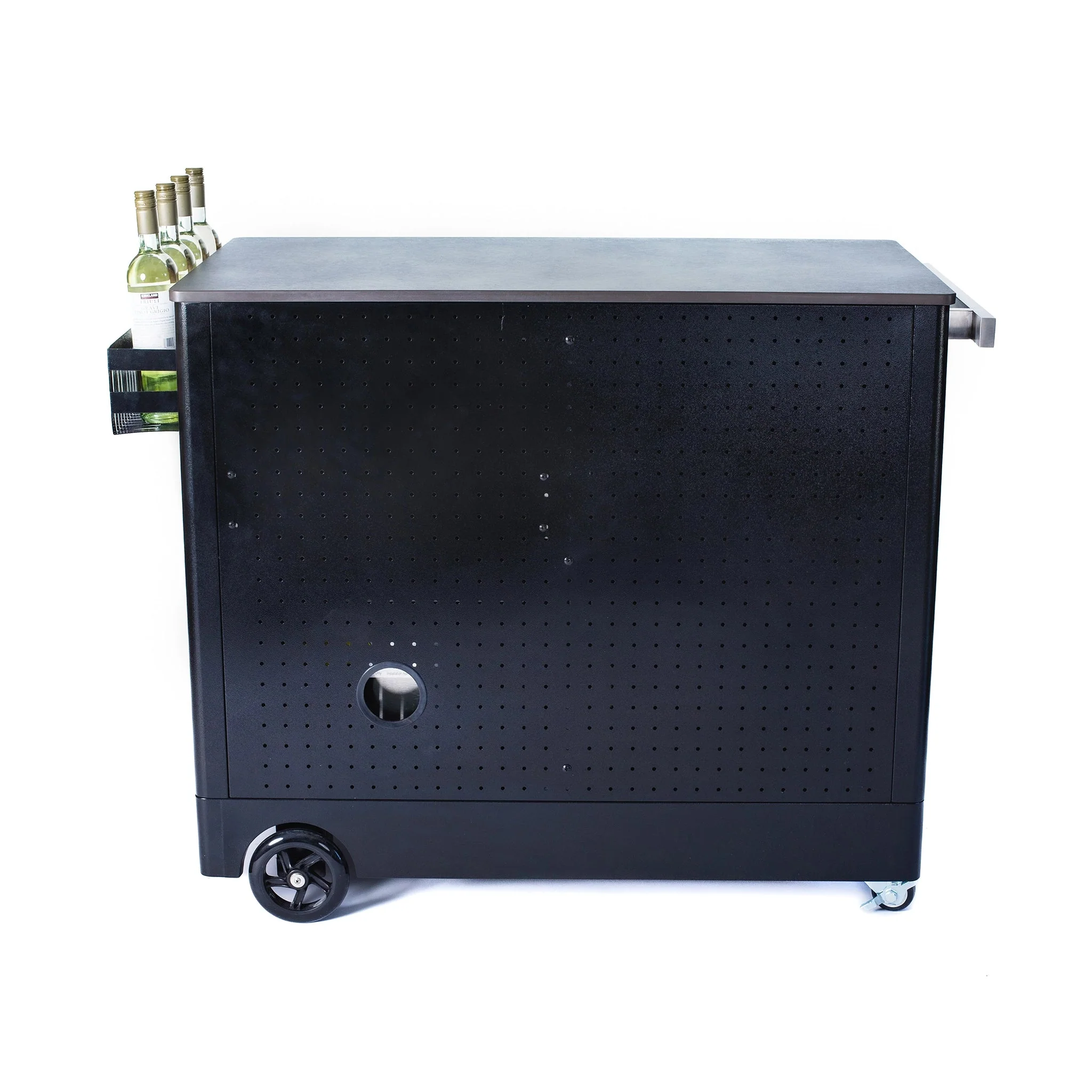 Mobile Outdoor Prep Center with Fridge Stainless Steel Outdoor Bar Cart - MAPCL by Mont Alpi - Image 5