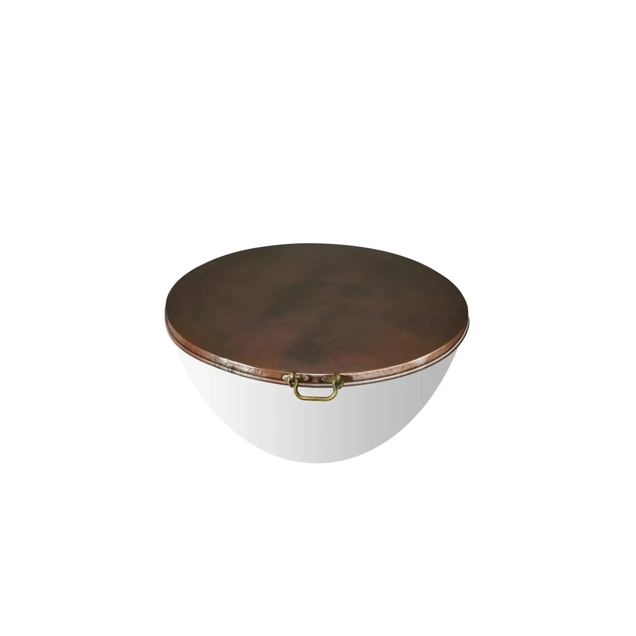 Moreno 31" W Round Copper Fire Pit Lid - MORENO-TOP-31RND by Starfire Designs - Image 2