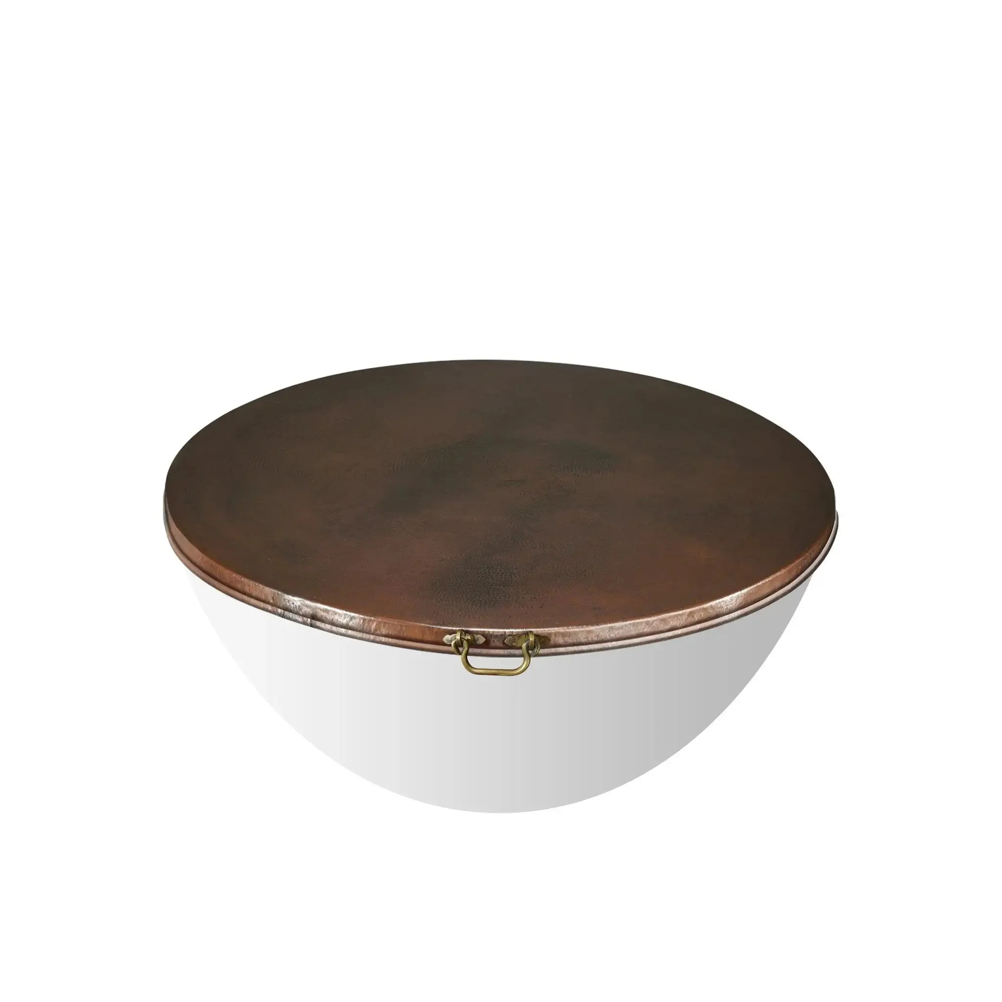 Moreno 42" W Round Copper Fire Pit Lid - MORENO-TOP-42RND by Starfire Designs - Image 2