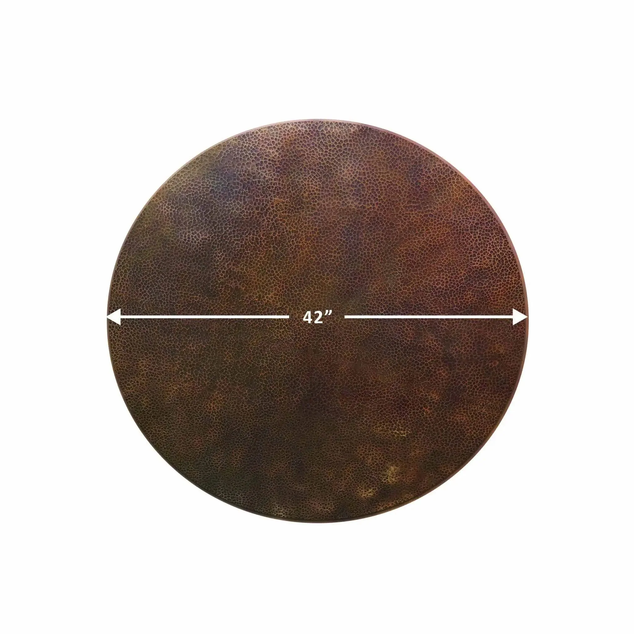 Moreno 42" W Round Copper Fire Pit Lid - MORENO-TOP-42RND by Starfire Designs - Image 4
