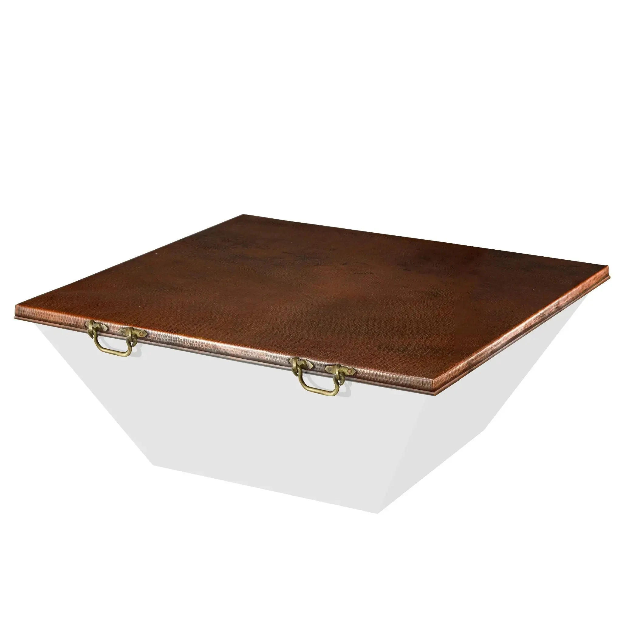 Moreno 50" L x 50" W Square Copper Fire Pit Lid - MORENO-TOP-50SQR by Starfire Designs