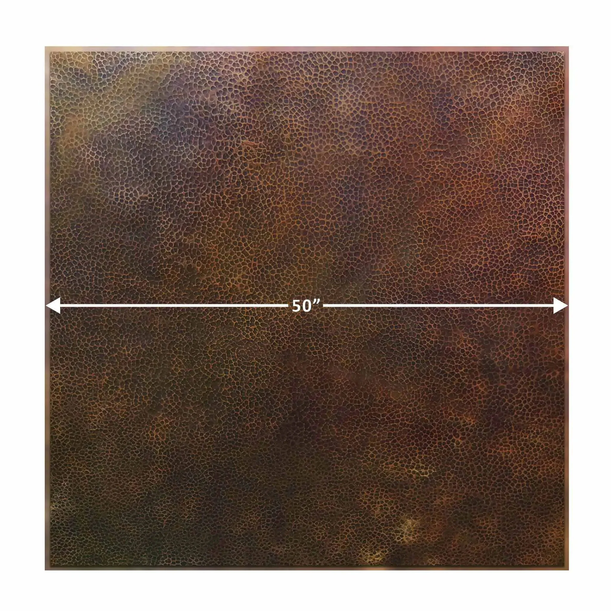 Moreno 50" L x 50" W Square Copper Fire Pit Lid - MORENO-TOP-50SQR by Starfire Designs - Image 3