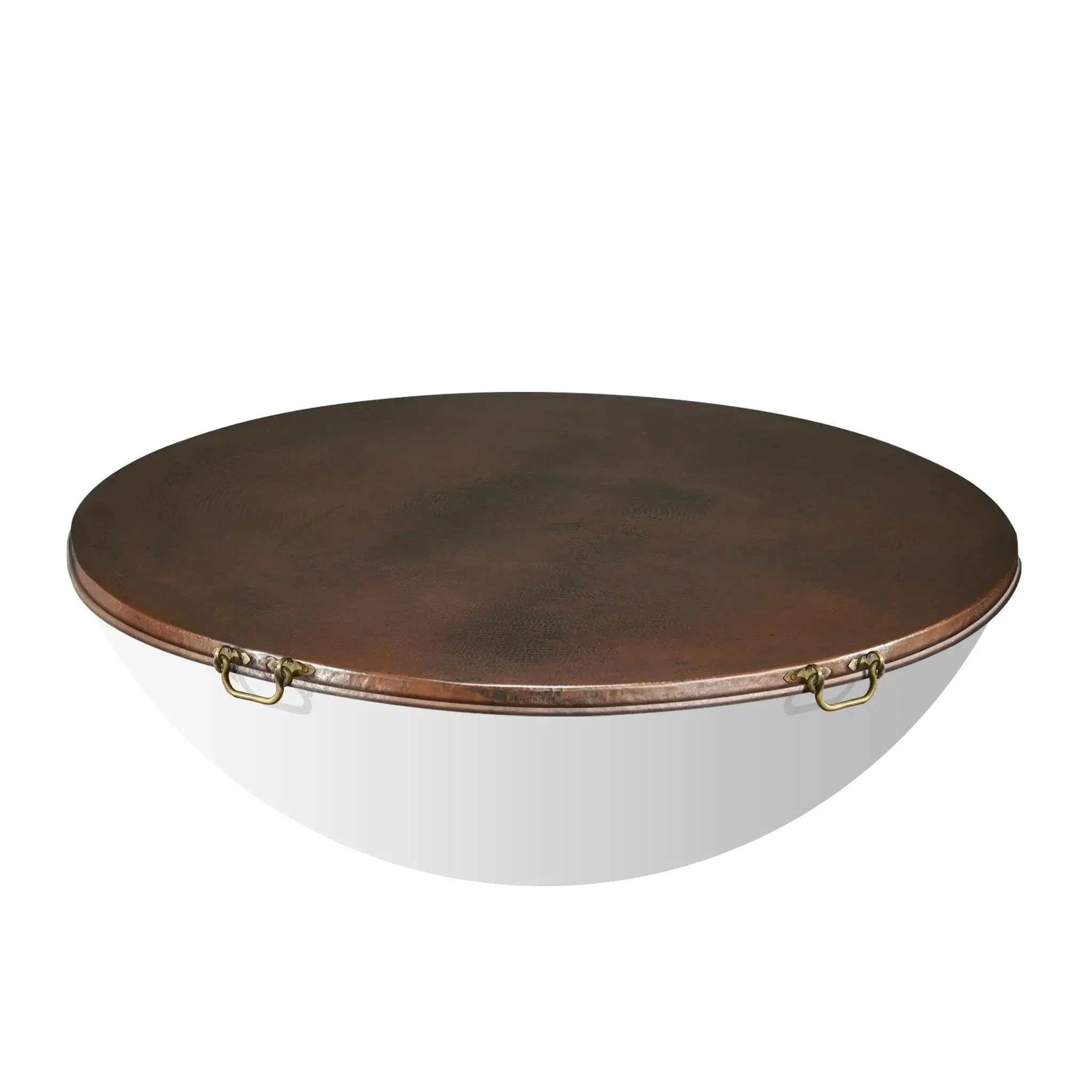 Moreno 54" W Round Copper Fire Pit Lid - MORENO-TOP-54RND by Starfire Designs - Image 2