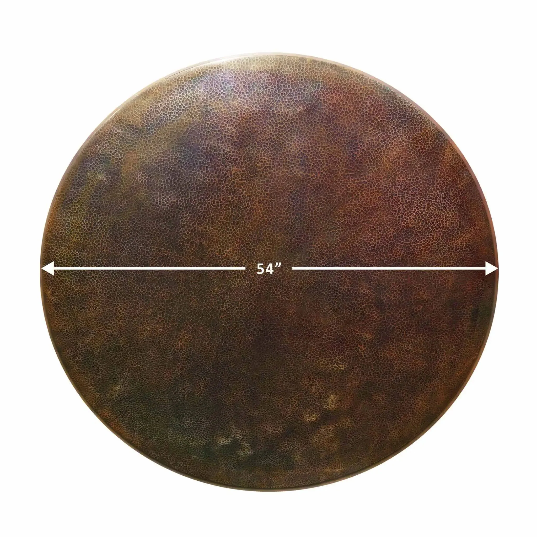 Moreno 54" W Round Copper Fire Pit Lid - MORENO-TOP-54RND by Starfire Designs - Image 4