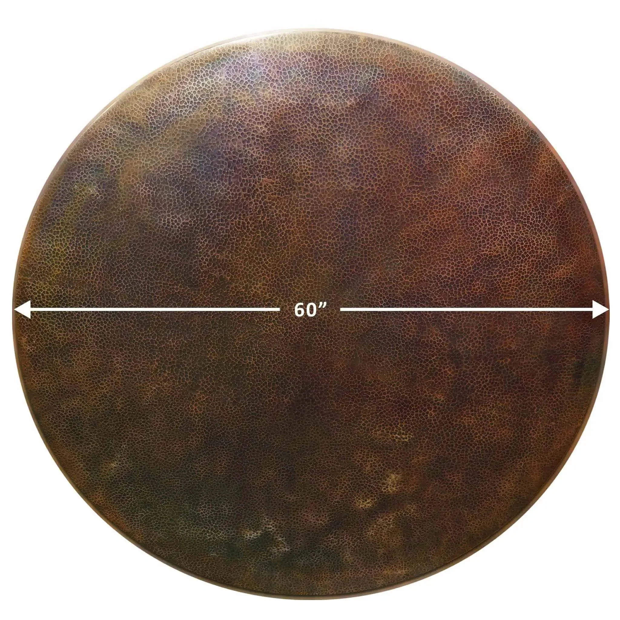 Moreno 60" W Round Copper Fire Pit Lid - MORENO-TOP-60RND by Starfire Designs - Image 4
