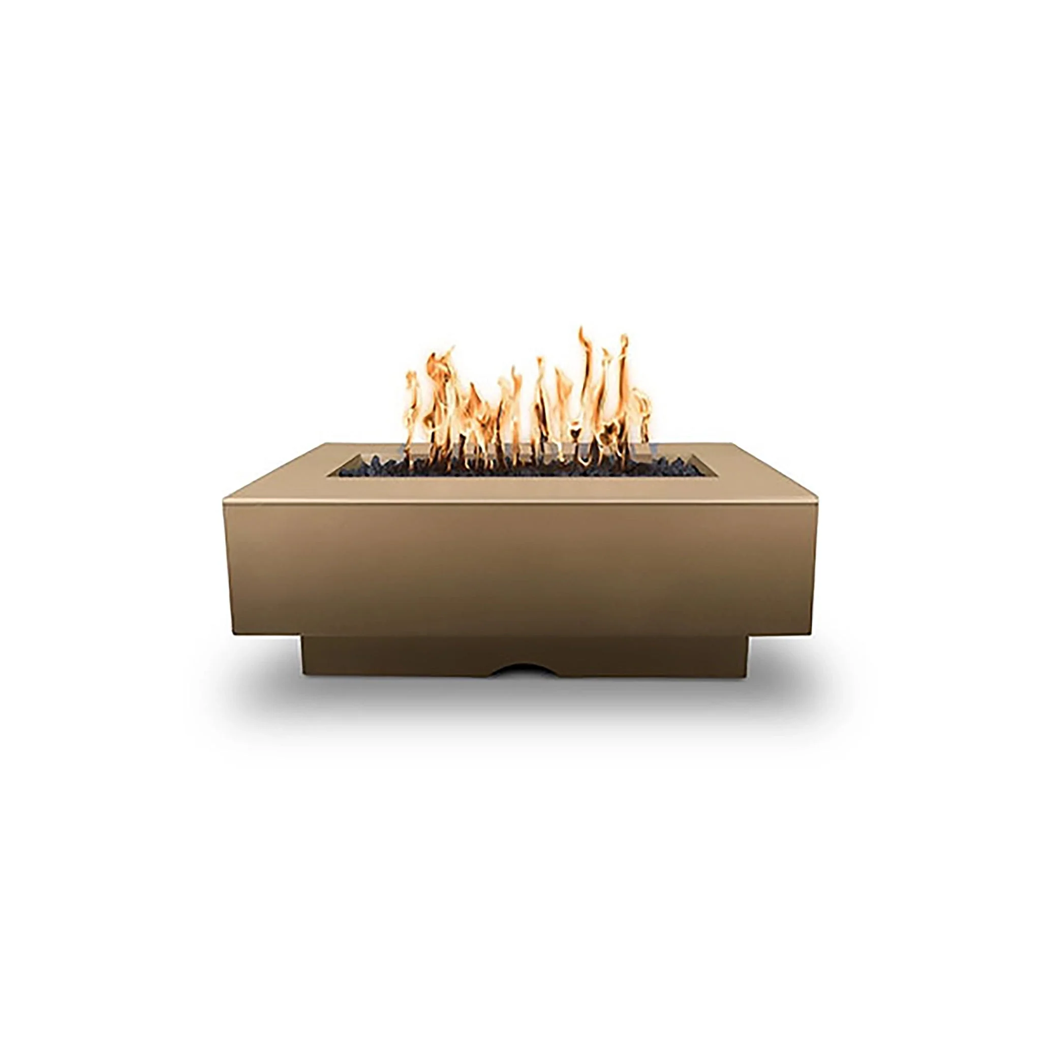 The Outdoor Plus 48" Del Mar Bronze Propane Gas Electronic Ignition Fire Pit | OPT-CORGFRC48EKIT-MBR-LP