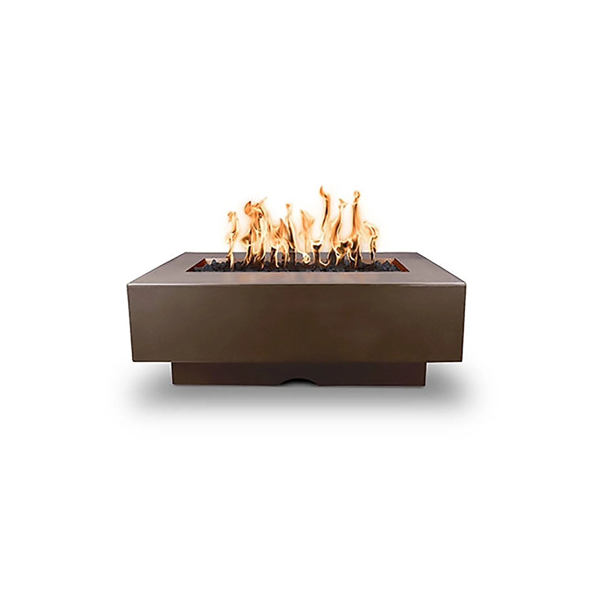 The Outdoor Plus 48" Del Mar Chocolate Propane Gas Electronic Ignition Fire Pit | OPT-CORGFRC48EKIT-CHC-LP