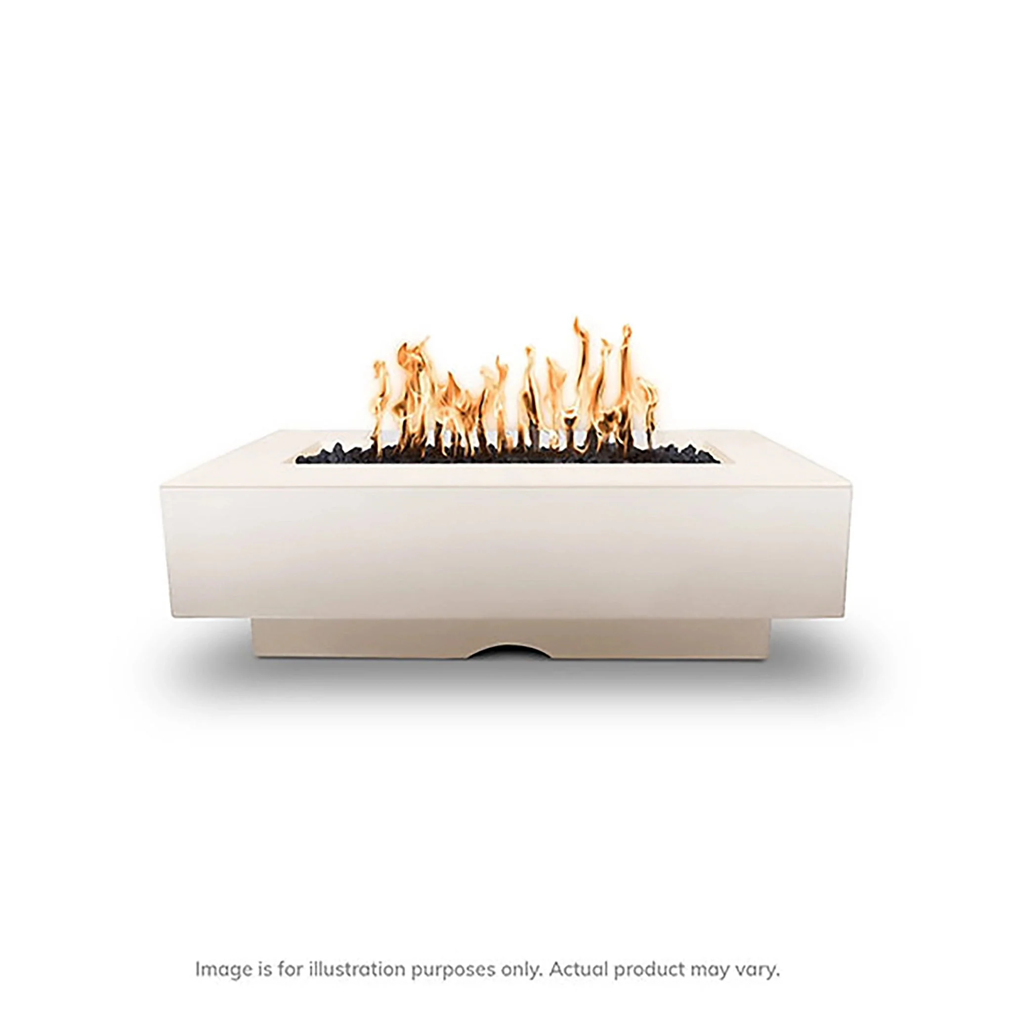 The Outdoor Plus 60" Del Mar Pearl Propane Gas Electronic Ignition Fire Pit | OPT-DEL6028EKIT-MPR-LP