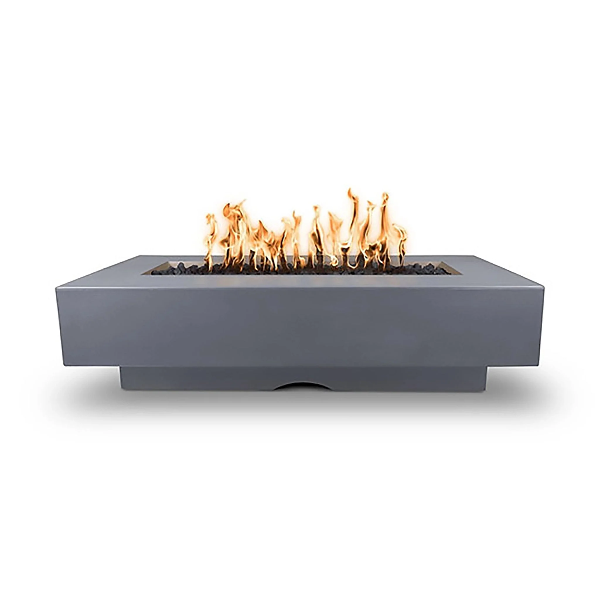 The Outdoor Plus 72" Del Mar Gray Propane Gas Match Lit Fire Pit | OPT-DEL7228-GRY-LP
