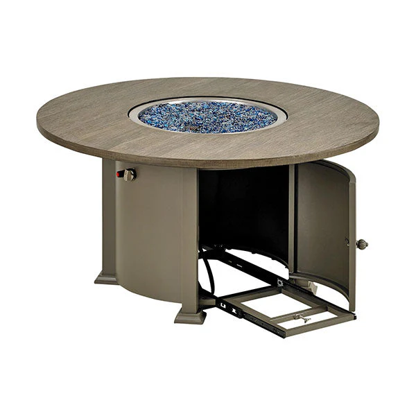 Patio Resort Lifestyles Rome 48" Round Gas Fire Table - Image 6
