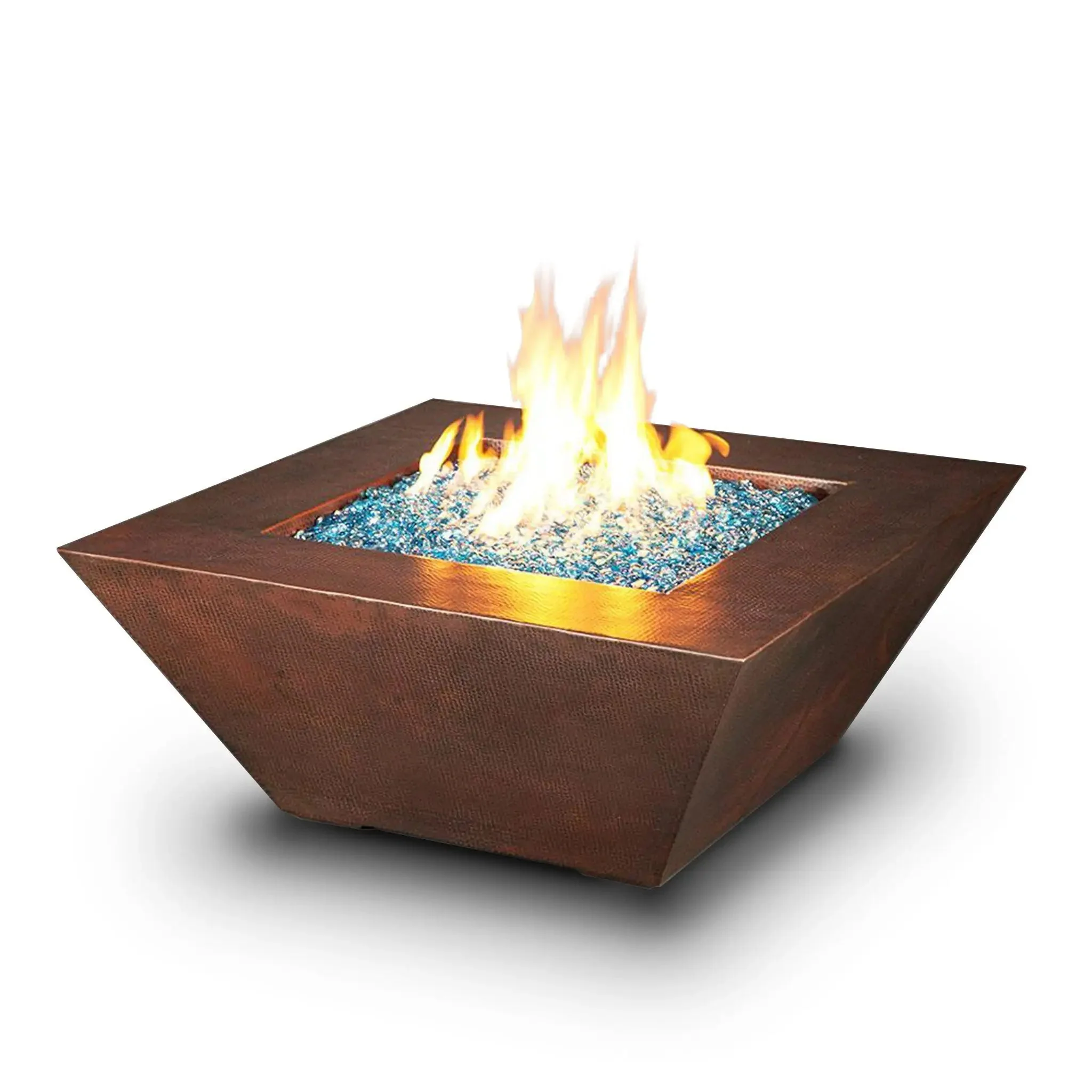 Plaza Moreno 40" L x 40" W Square Copper Fire Pit - MORENO-PLZ-404017 by Starfire Designs - Image 3