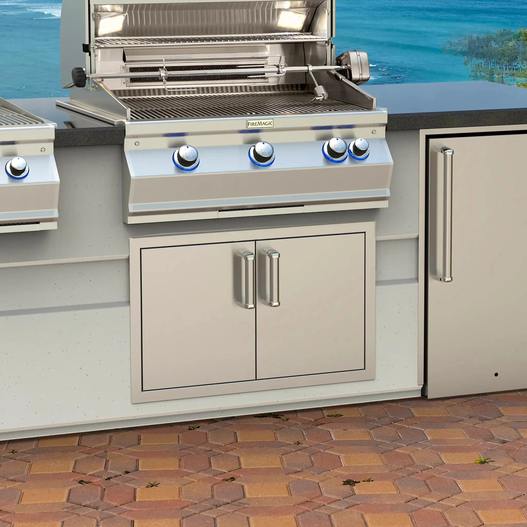 Fire Magic Premium Double Doors with 2 Dual Drawers - Image 2