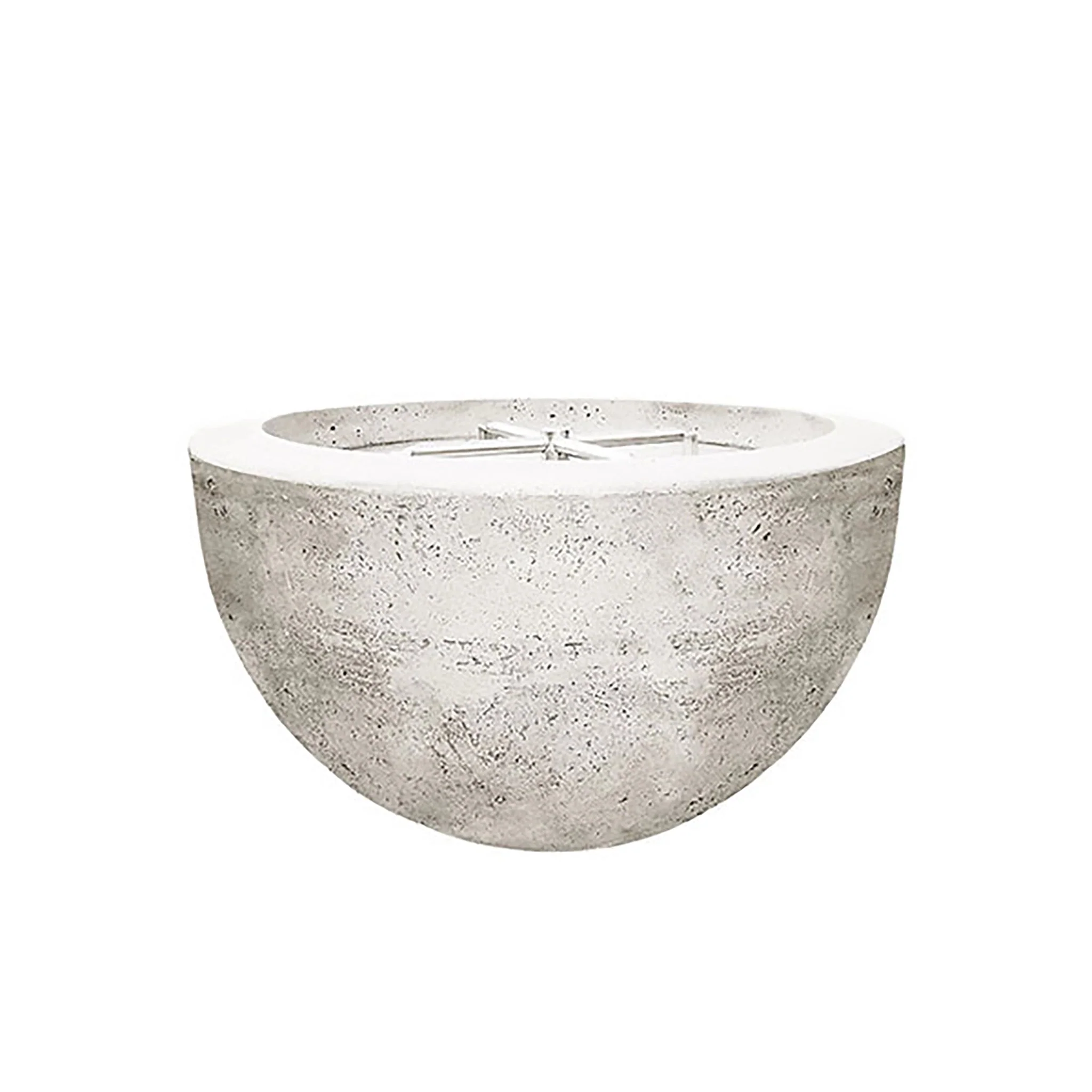 30" Round Moderno 3 Gas Fire Bowl by Prism Hardscapes