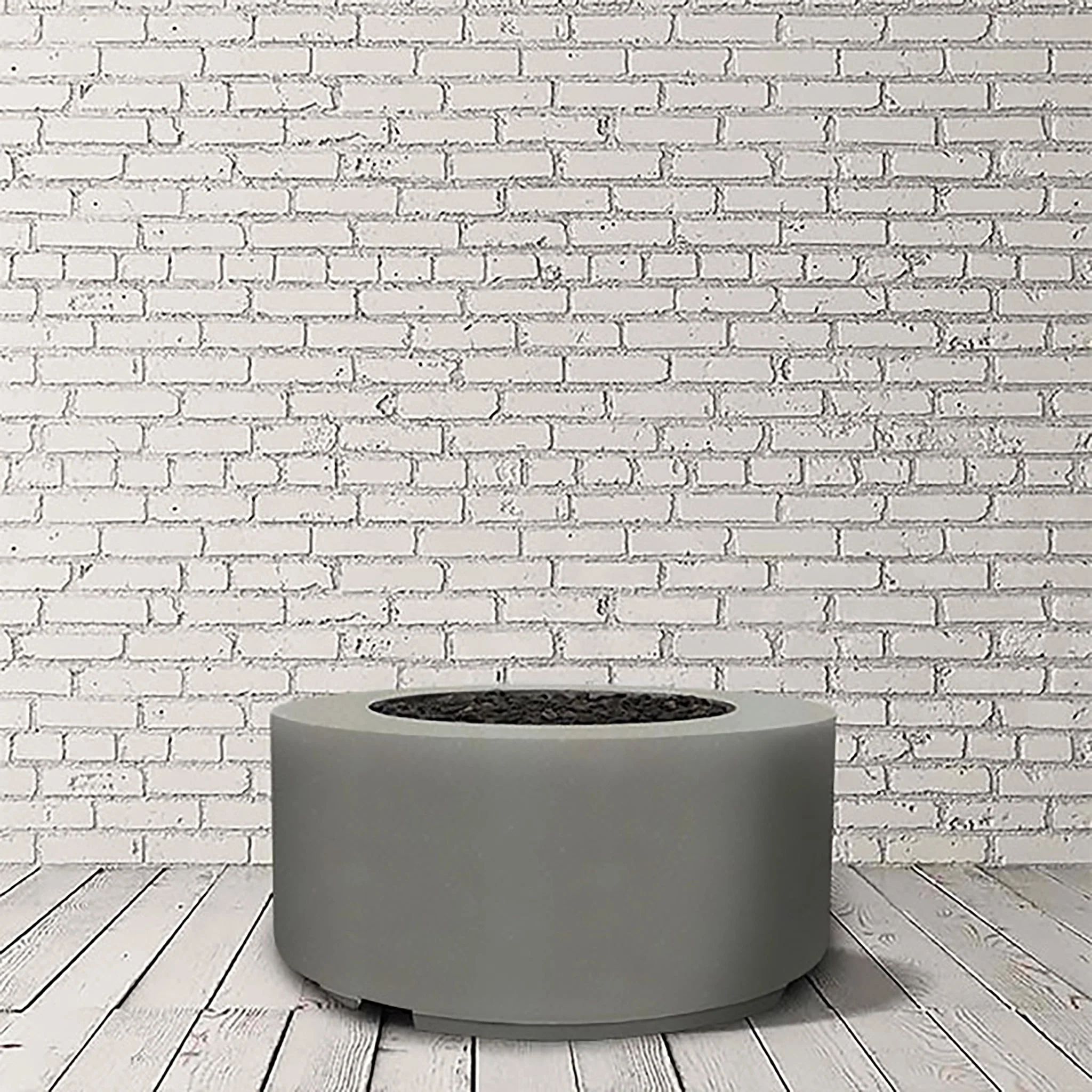 Prism Hardscapes 36" Cilindro Natural Gas Fire Bowl in Natural - PH-706-3NG - Image 2