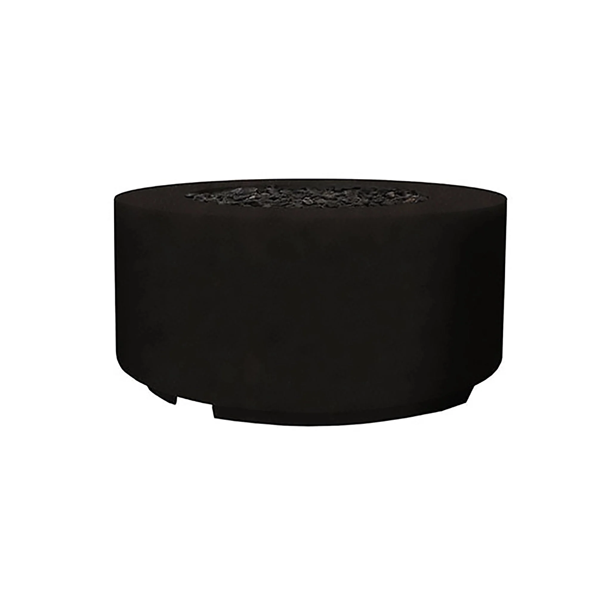 Prism Hardscapes 36" Cilindro Propane Gas Fire Bowl in Ebony - PH-706-2LP