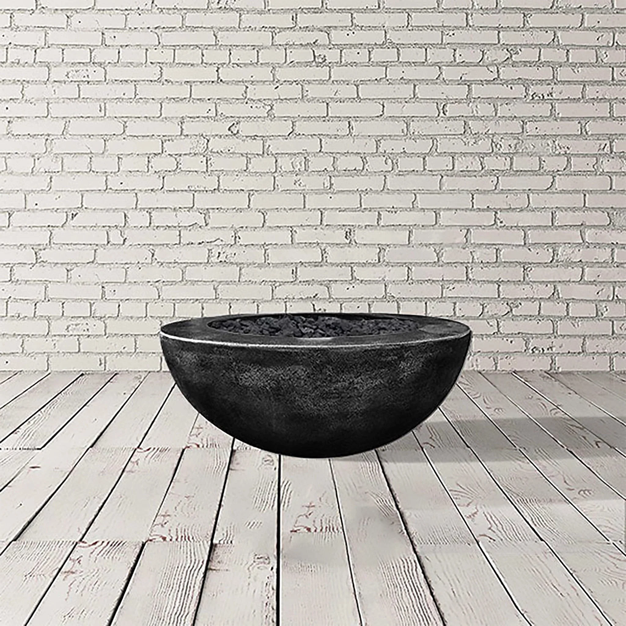 Prism Hardscapes 36" Moderno 5 Propane Gas Fire Bowl in Ebony - PH-426-2LP - Image 2