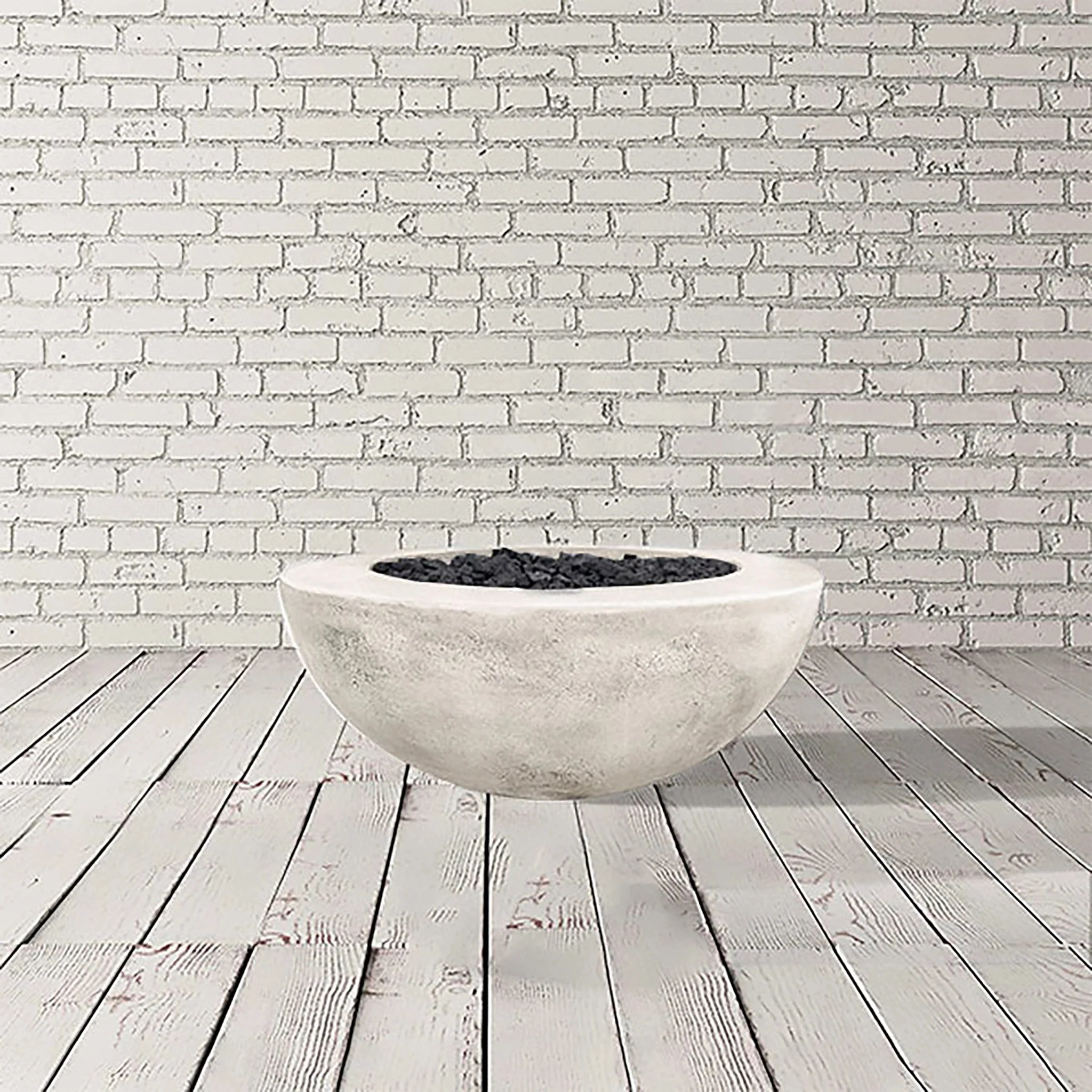 36" Round Moderno 5 Gas Fire Bowl by Prism Hardscapes - Image 9